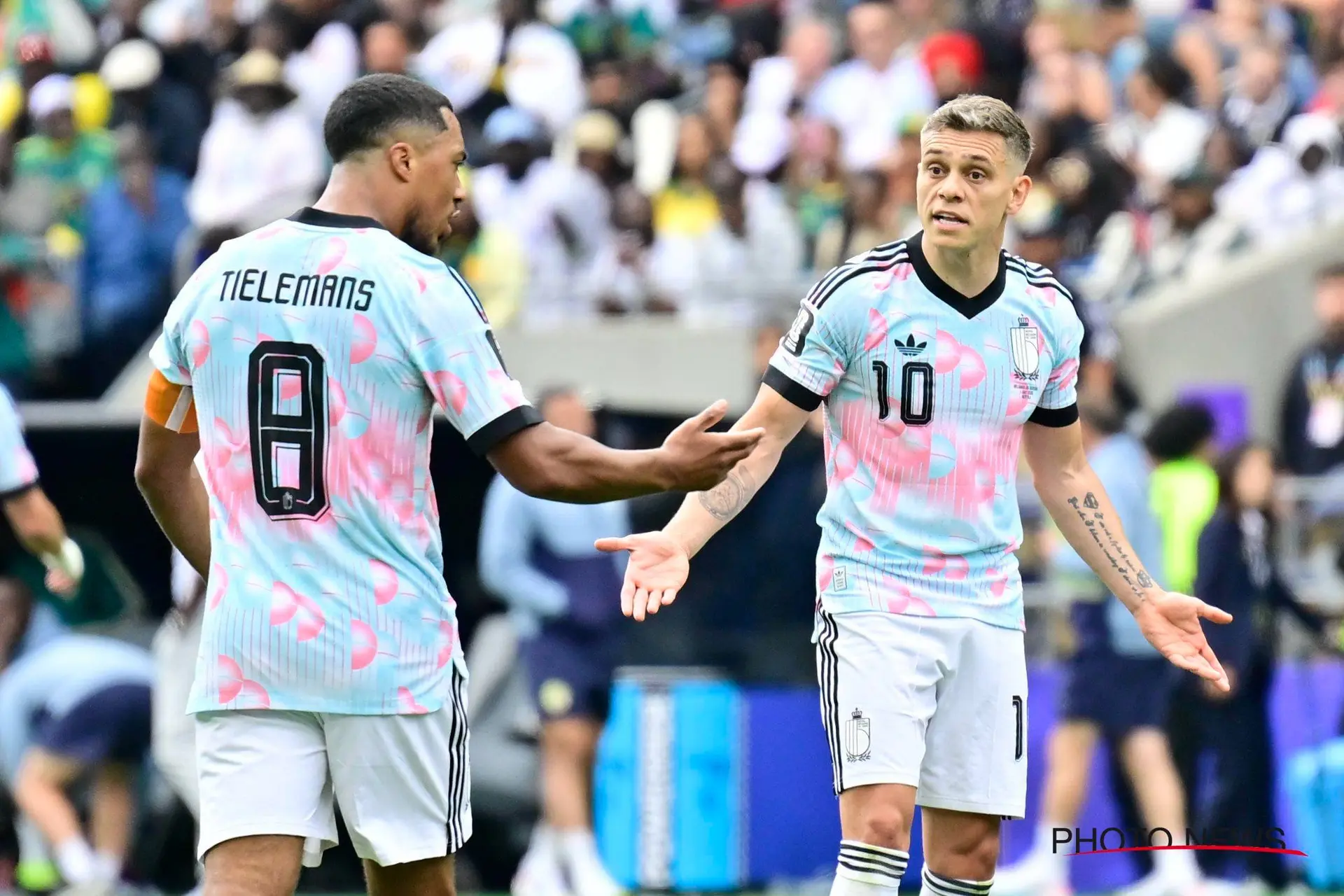 Trossard reageert voor het eerst op clash met Tielemans