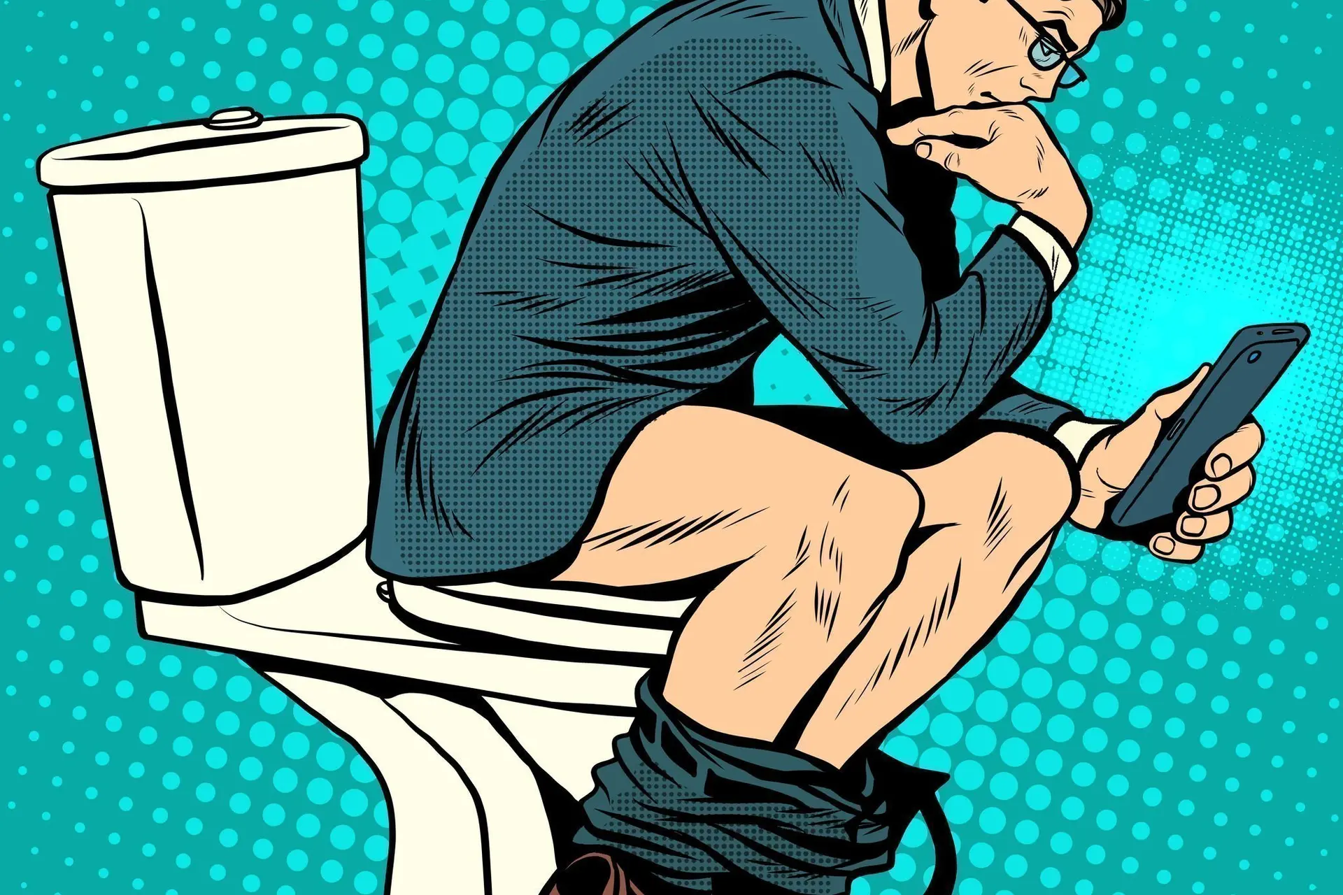 Dringende raad: deksel naar beneden en handen wassen