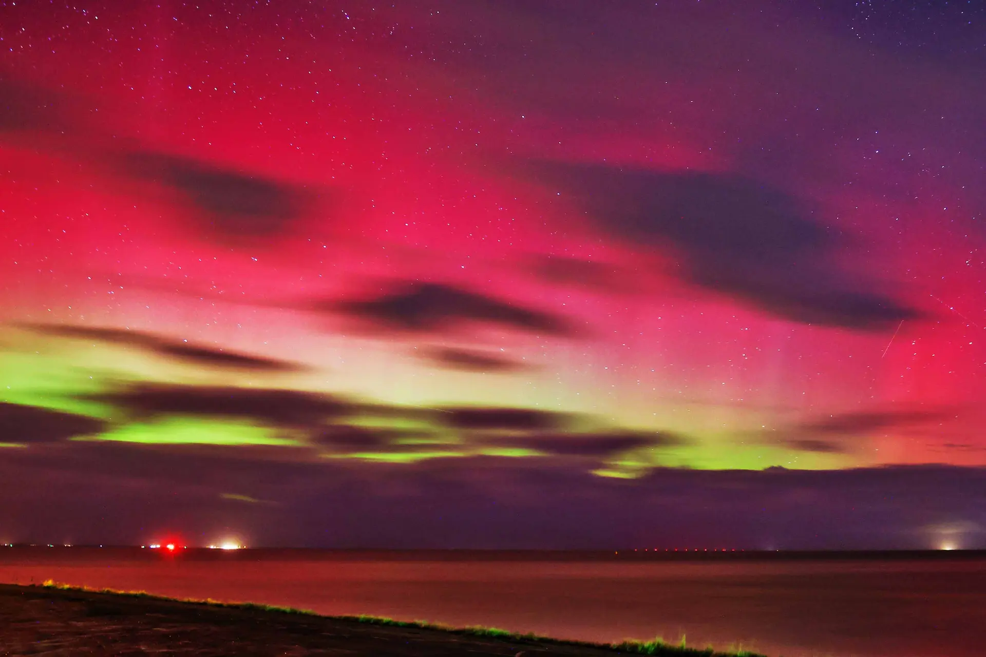 Zo mooi was het noorderlicht vannacht in Nederland