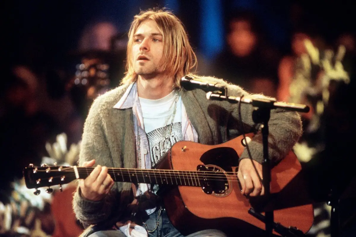 Drie ton voor beroemd vest van Kurt Cobain