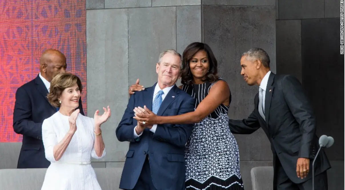 George W Bush: "Waarom Michelle en ik het leuk hebben met elkaar