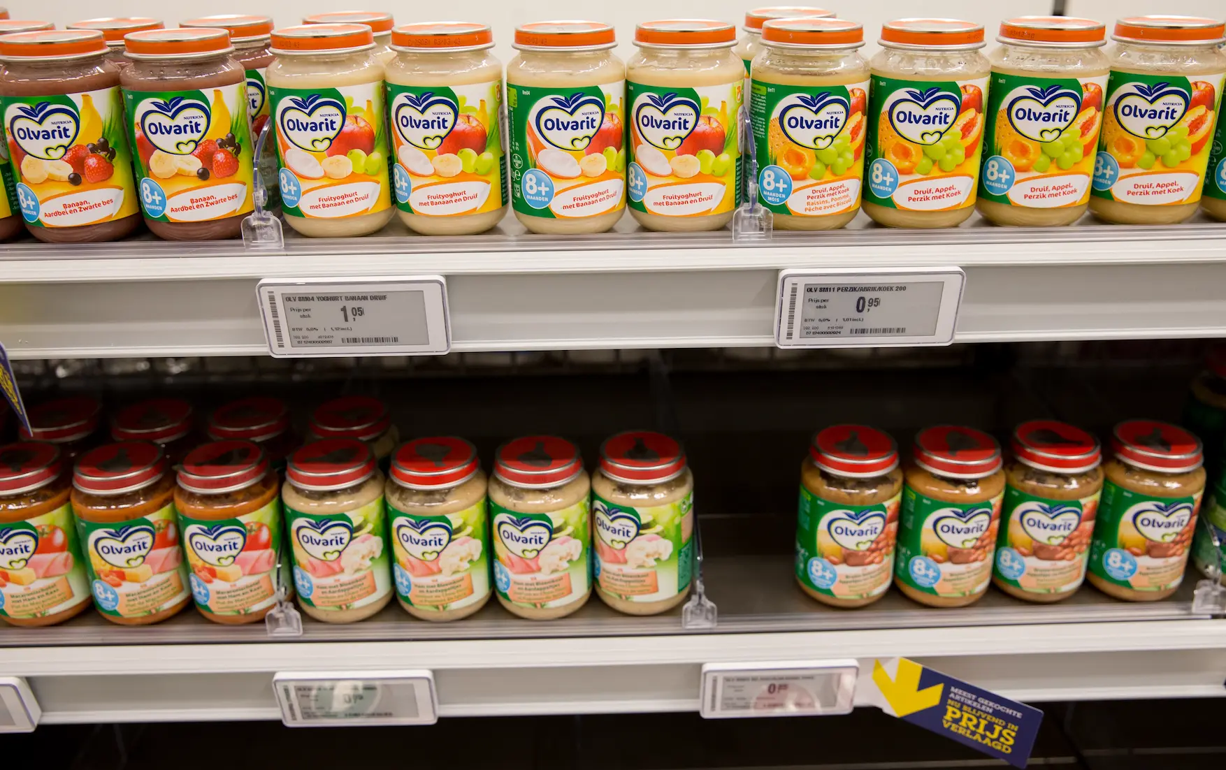 Teveel arseen in babyvoeding