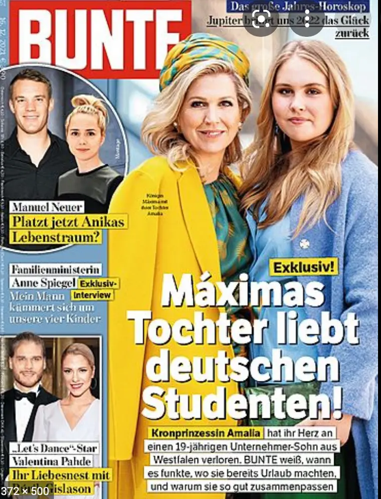 Journalistieke kwesties: de vriend van Amalia en de minnares van William