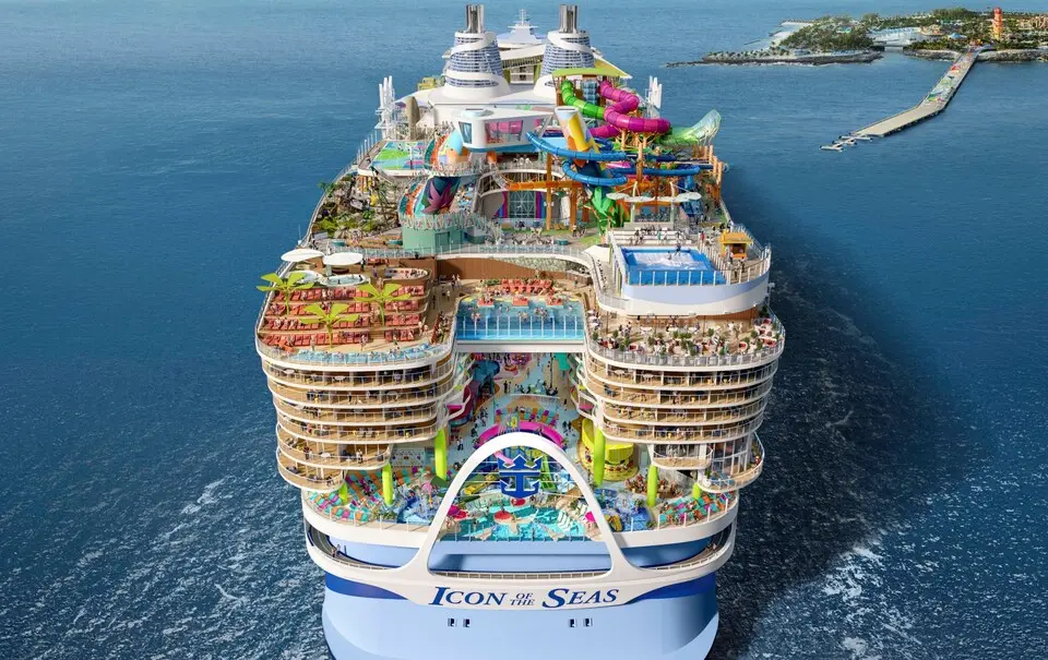 Icon of the Seas: 7 zwembaden, 20 dekken, 10.000 opvarenden, 5 keer zo groot als de Titanic