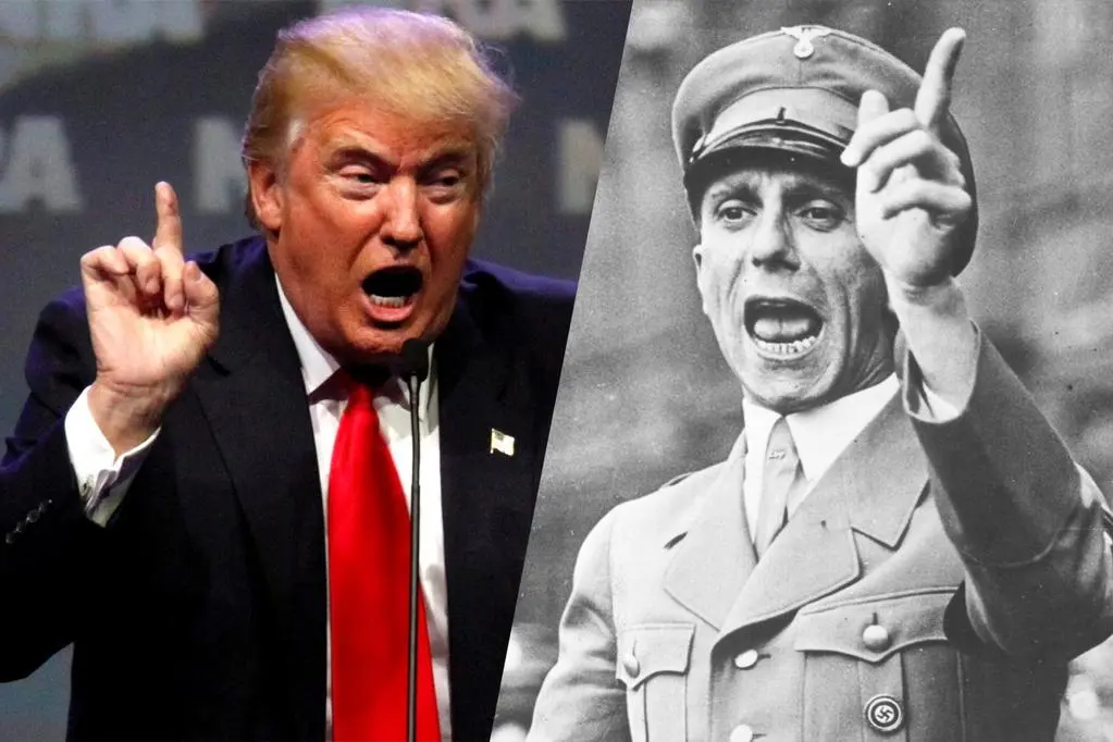 Trump is geen Hitler, hij lijkt veel meer op Goebbels