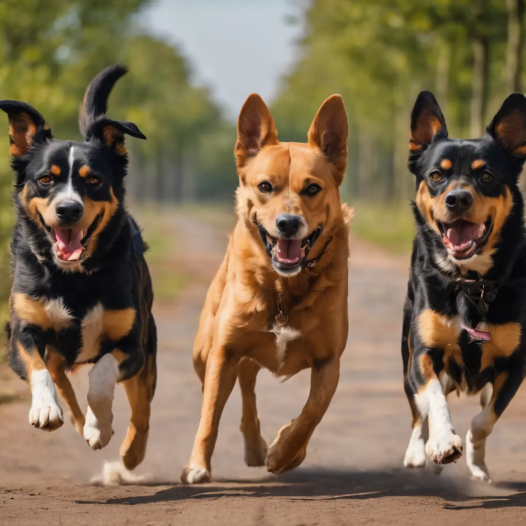 Politie probeert tevergeefs klein hondje te redden van 4 grote honden