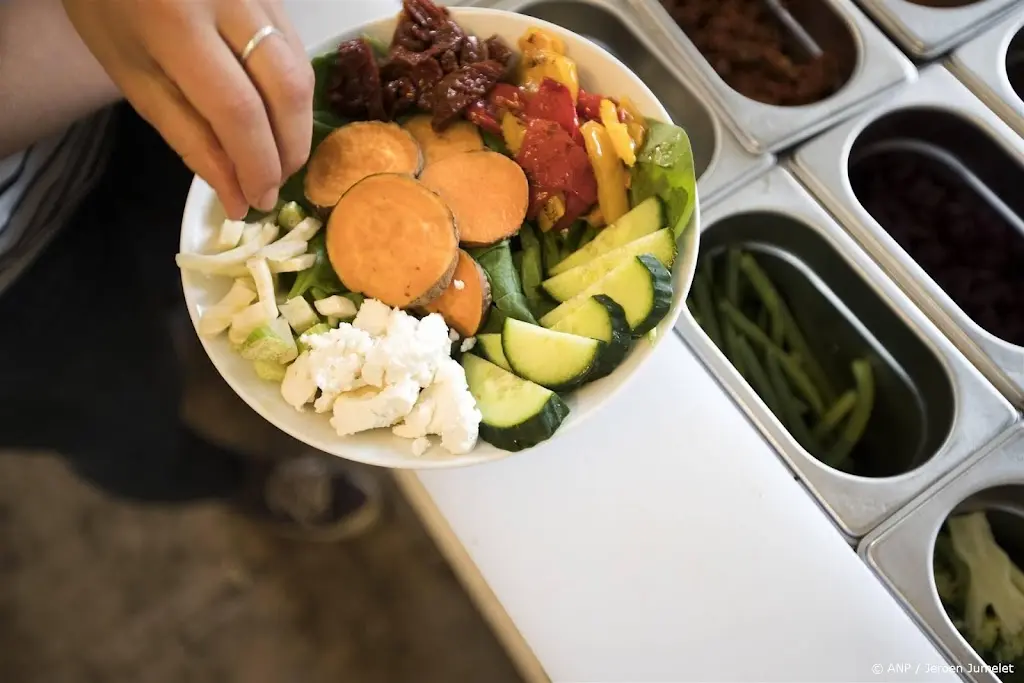Kwart van alle hoofdmaaltijden vorig jaar vegetarisch