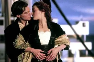 Kate Winslet: kusscène met Leonardo DiCaprio op Titanic was rommelig