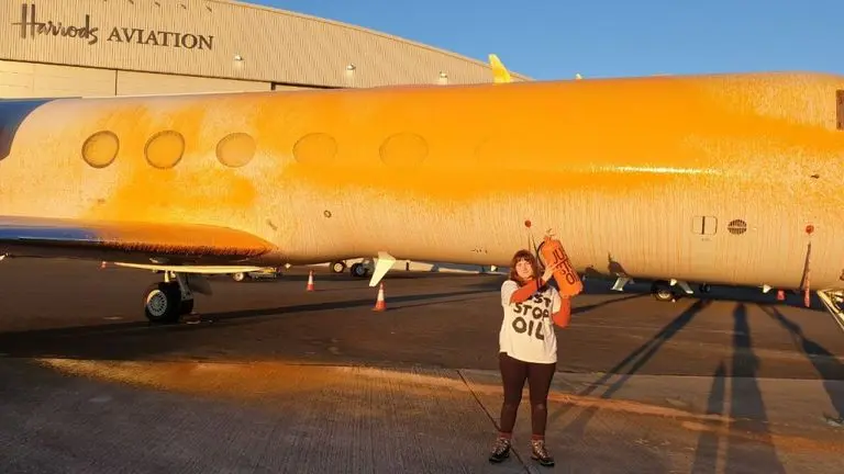 Vliegveld 'met privéjet Taylor Swift' doelwit Just Stop Oil