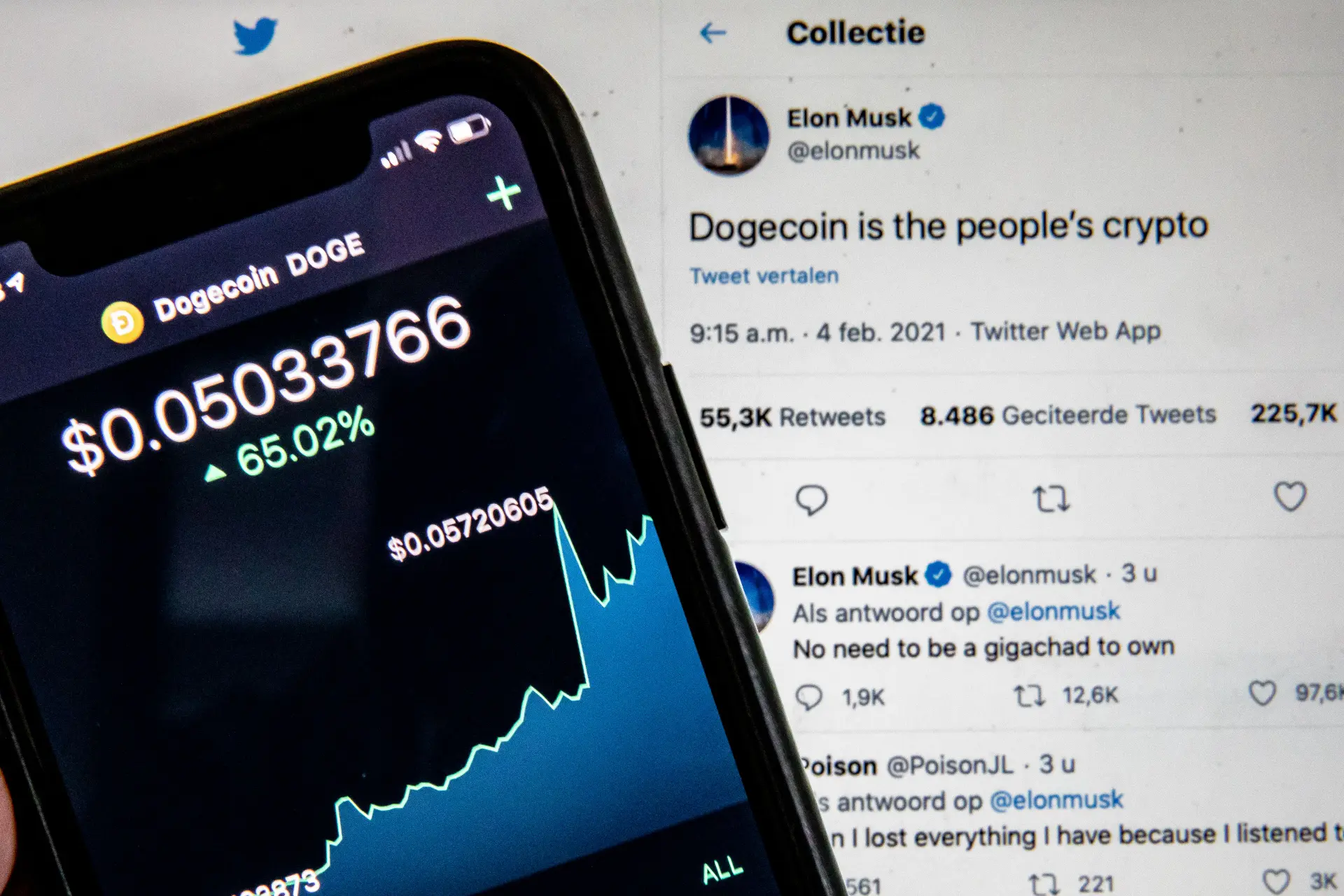 Musk en Tesla komen goed weg in zaak tegen Dogecoin-beleggers
