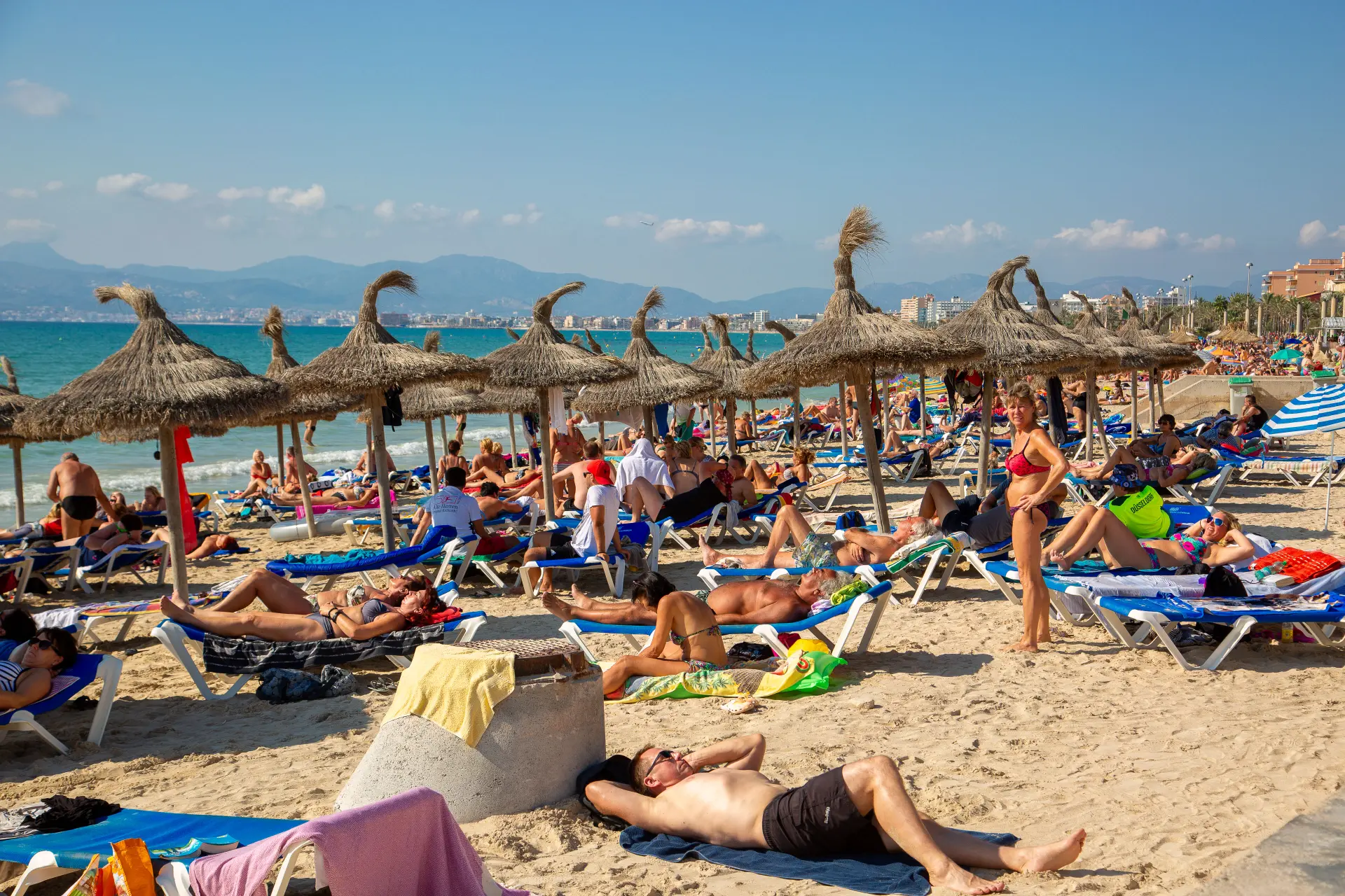 Minder ligbedden op Mallorca door ‘strandsterfte’
