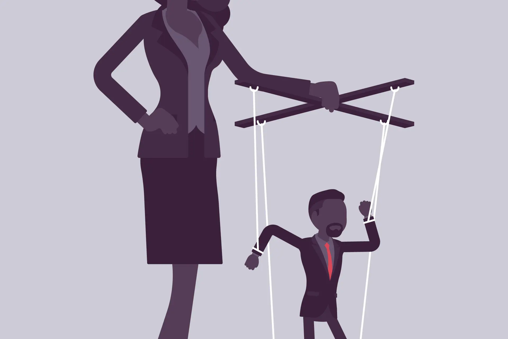 De vrouw afhankelijk van de man? Het is juist andersom