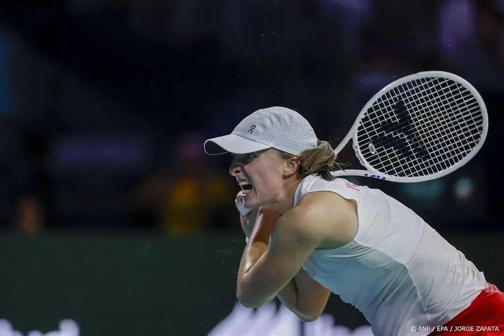 Tennisster Swiatek noemt dopingstraf 'ergste ervaring ooit'