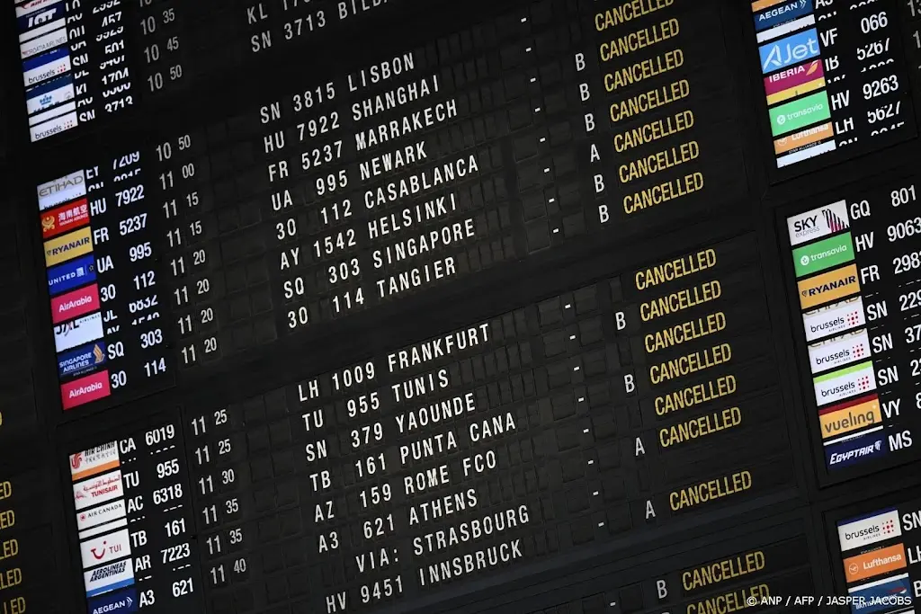 Brussels Airport: geen vertrekkende vluchten 25 juni om staking
