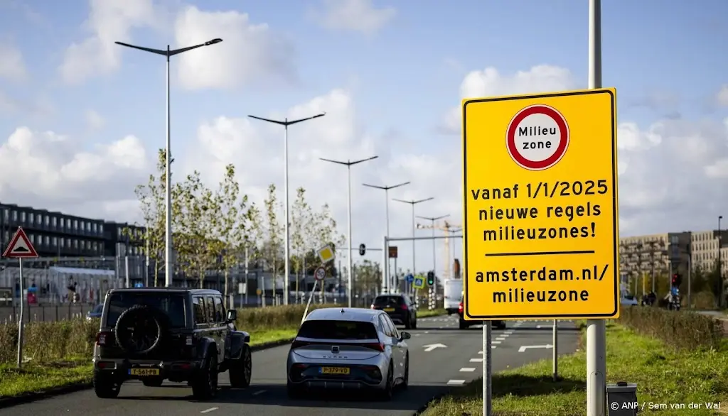 In deze steden krijg je vanaf volgende week een boete bij inrijden uitstootvrije zone