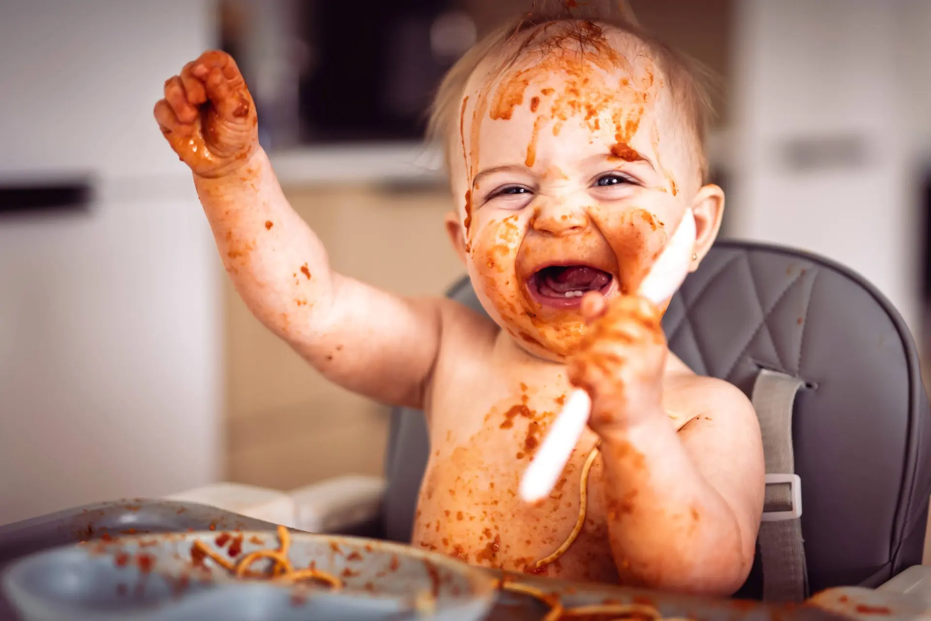 Ultra-bewerkt babyvoedsel: een recept voor een leven vol overgewicht