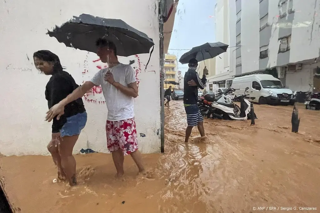 Code rood om noodweer op Ibiza, ingetrokken voor Valencia
