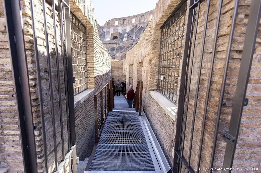 Geheime keizerlijke tunnel onder Colosseum open voor publiek