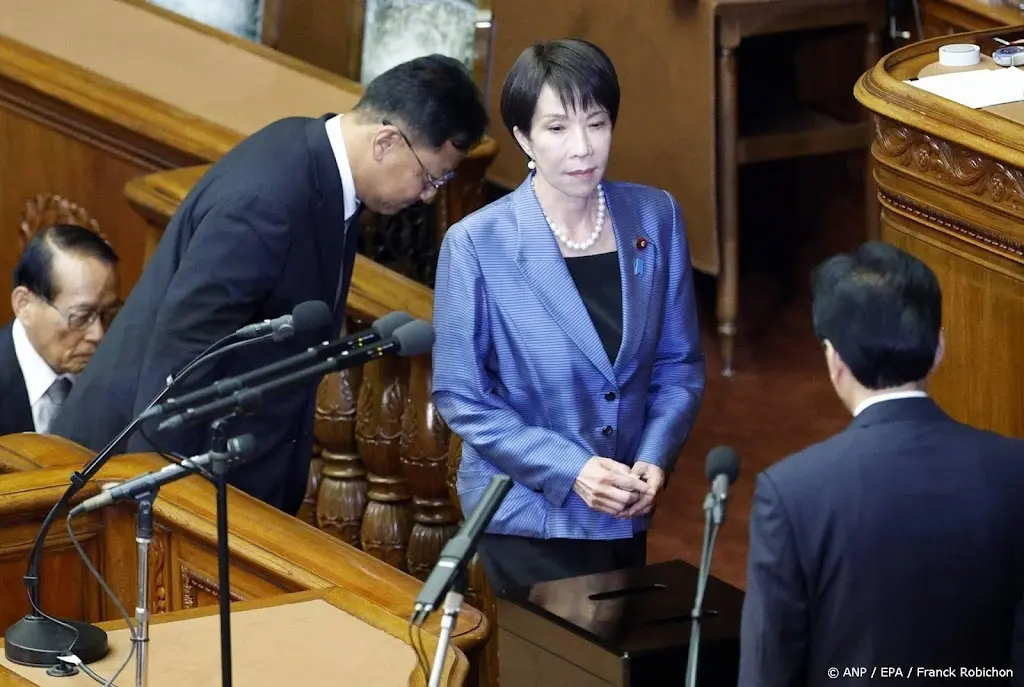 Takaichi verkozen tot eerste vrouwelijke premier van Japan