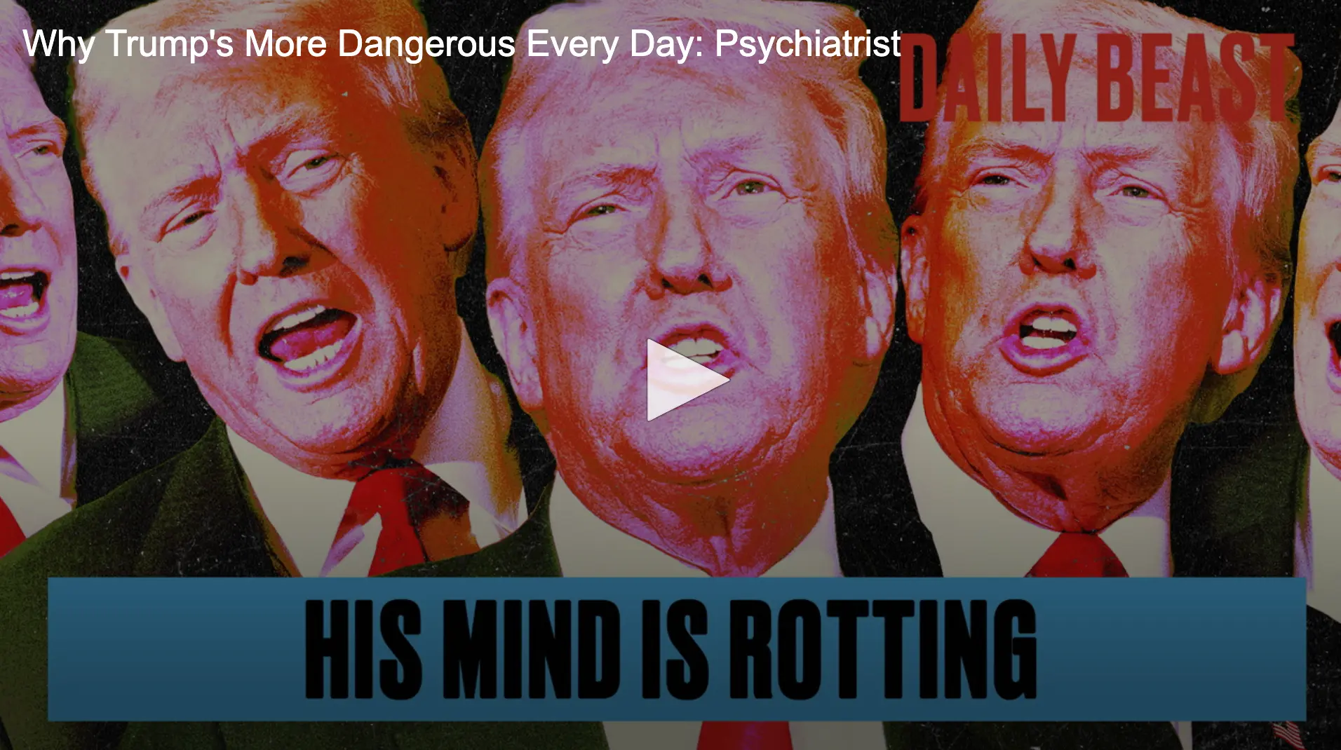 Psychiater waarschuwt: Trump steeds gevaarlijker