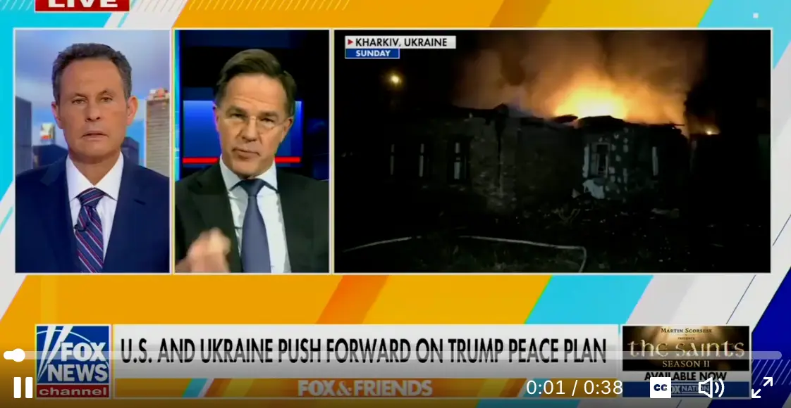 Video: de liefde tussen Rutte en Trump wordt steeds inniger