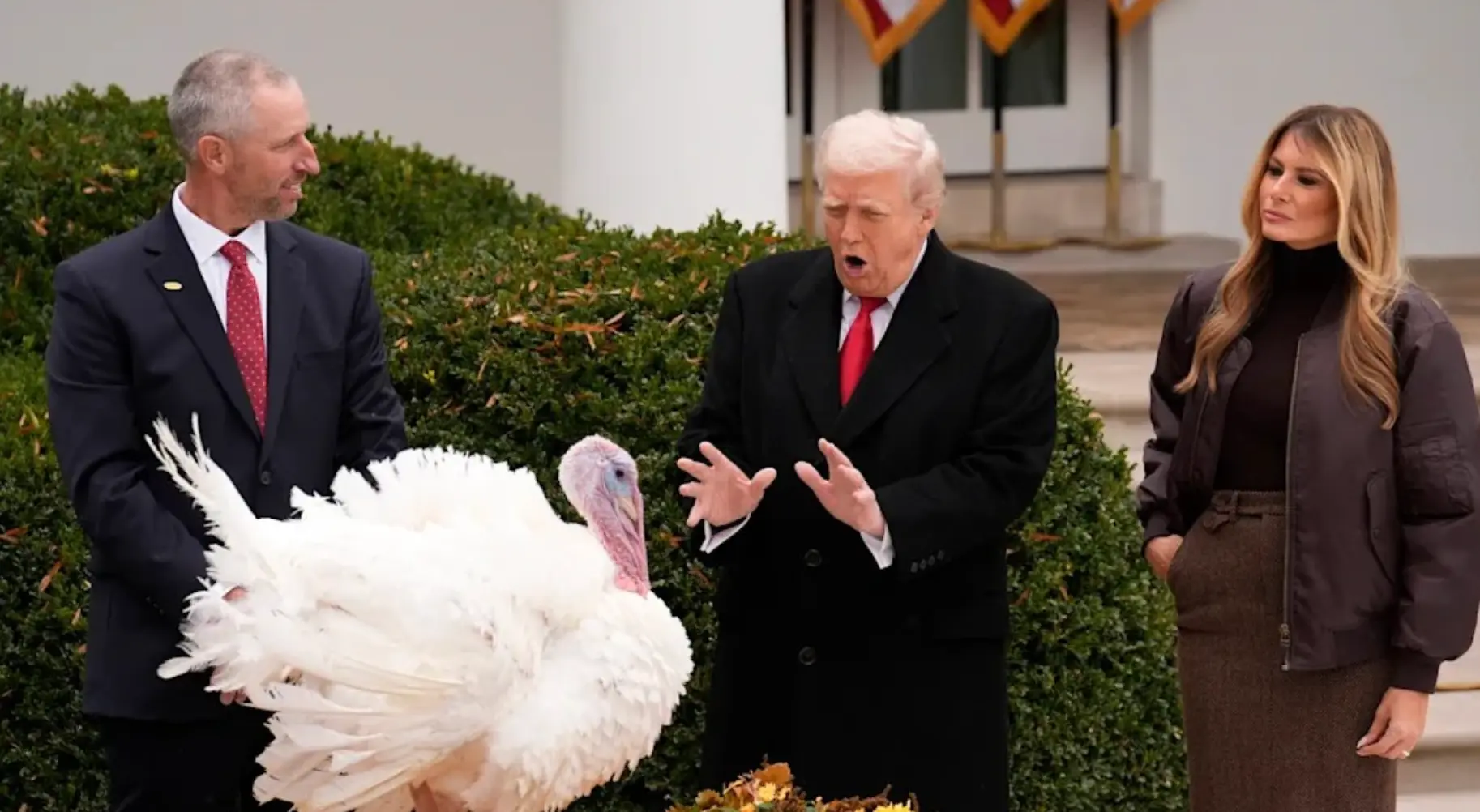 Wilde toespraak van Trump in het Witte Huis: "Het kan me niet schelen wat Melania tegen me zegt"