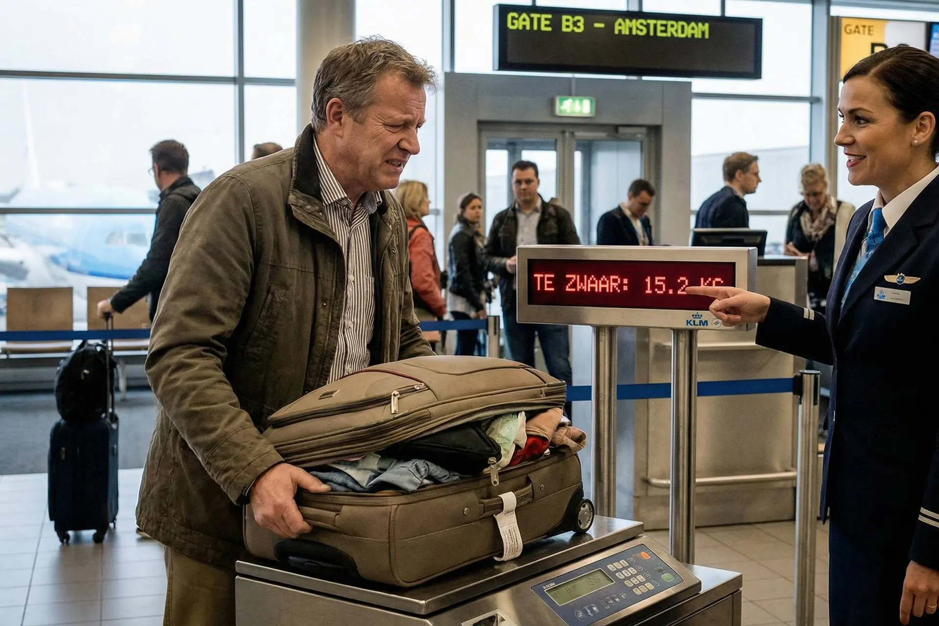 Een piloot legt uit waarom luchtvaartmaatschappijen zo moeilijk doen over koffers