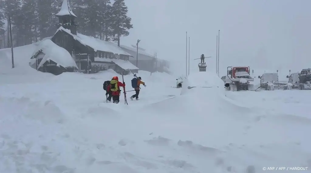 Meerdere dode skiërs aangetroffen na lawine in Californië