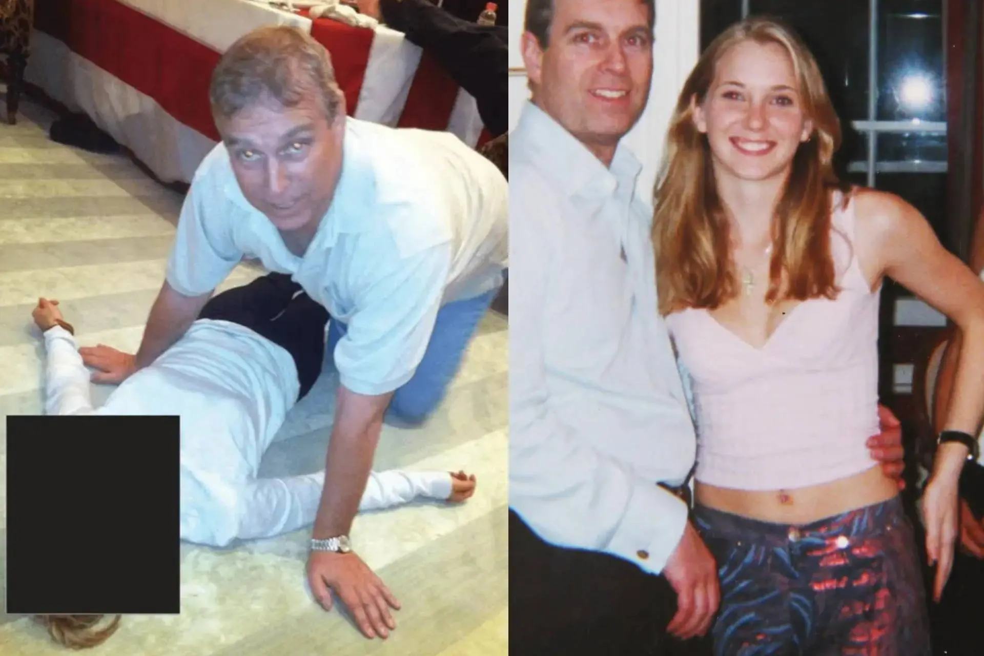 De foto van Andrew en Virginia Giuffre is echt, zegt Maxwell