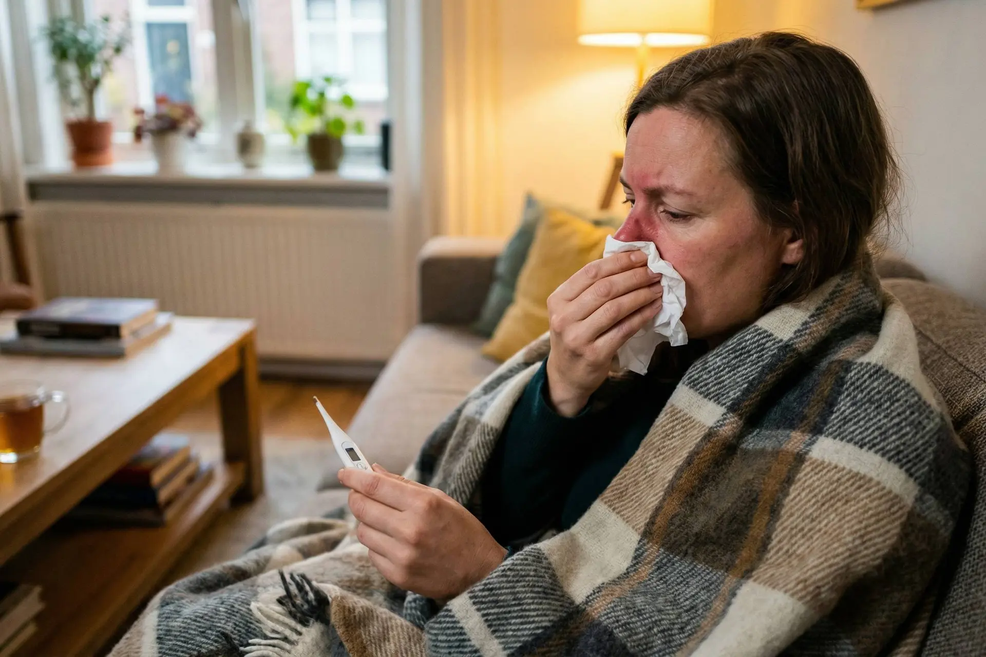 Hoesten en snotteren: geen griep, maar gewoon… hoesten en snotteren