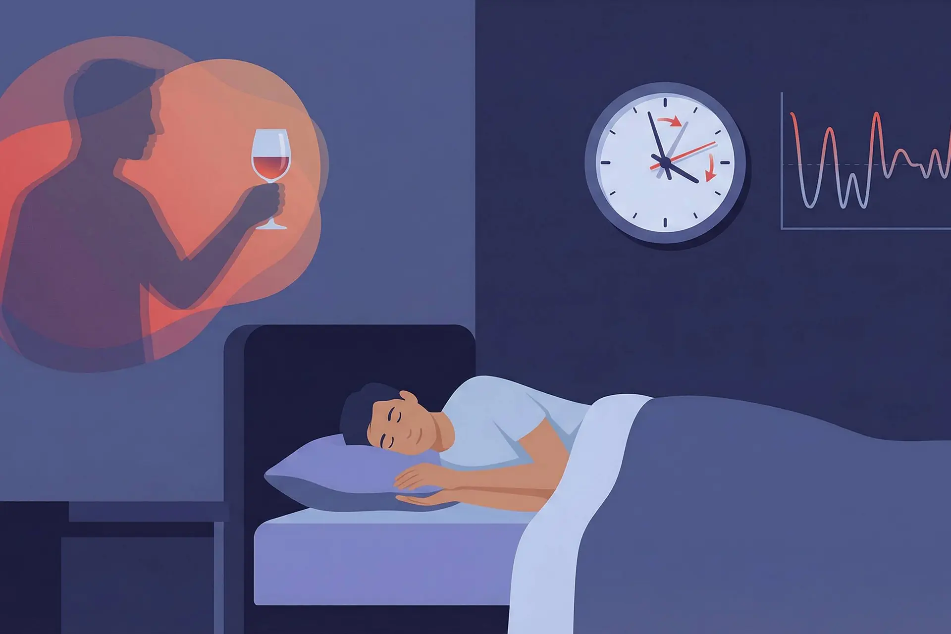 Wat alcohol doet met je slaap