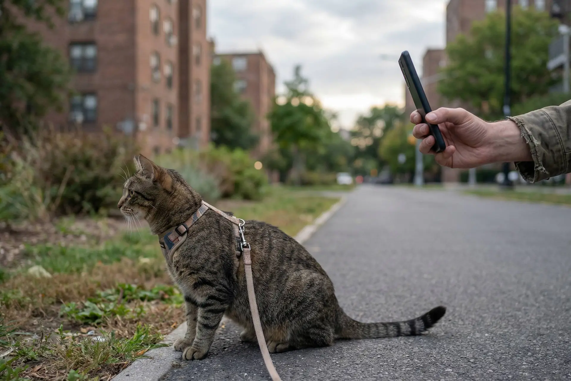 Waarom de meeste katten níet zitten te wachten op een wandeling