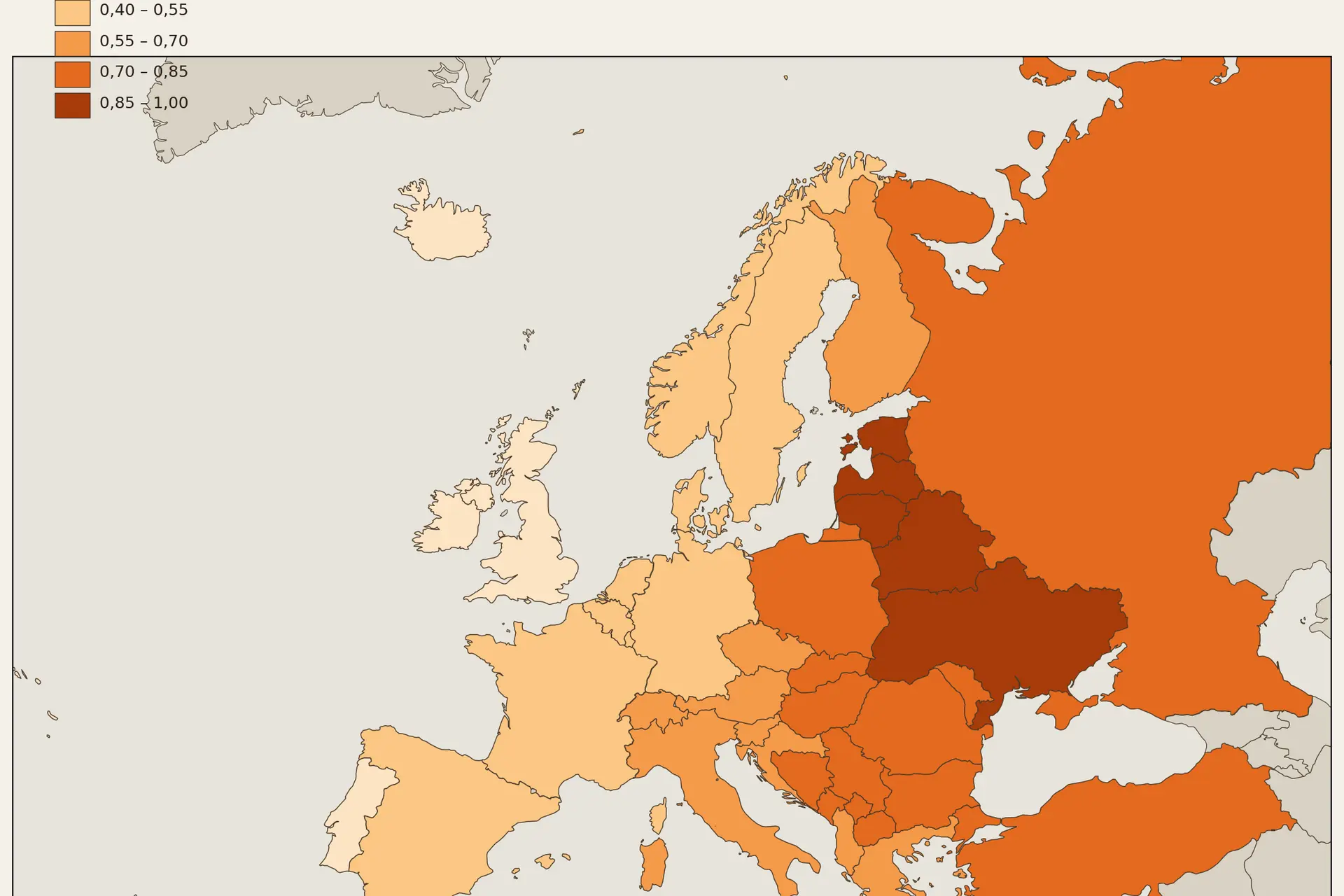 europa_opwarming_kaart