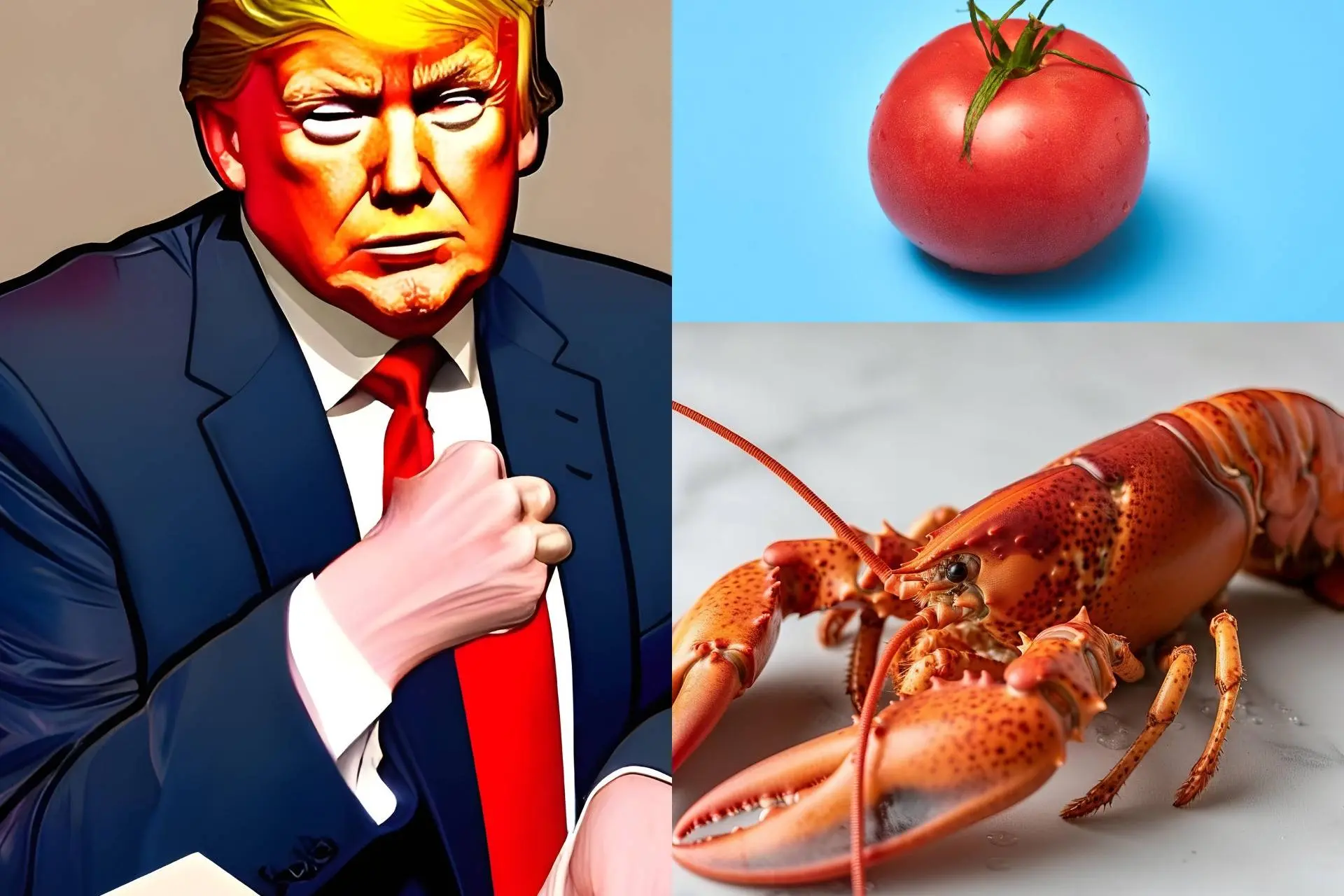 Trump in het nauw door kreeftenopstand en dure tomaten