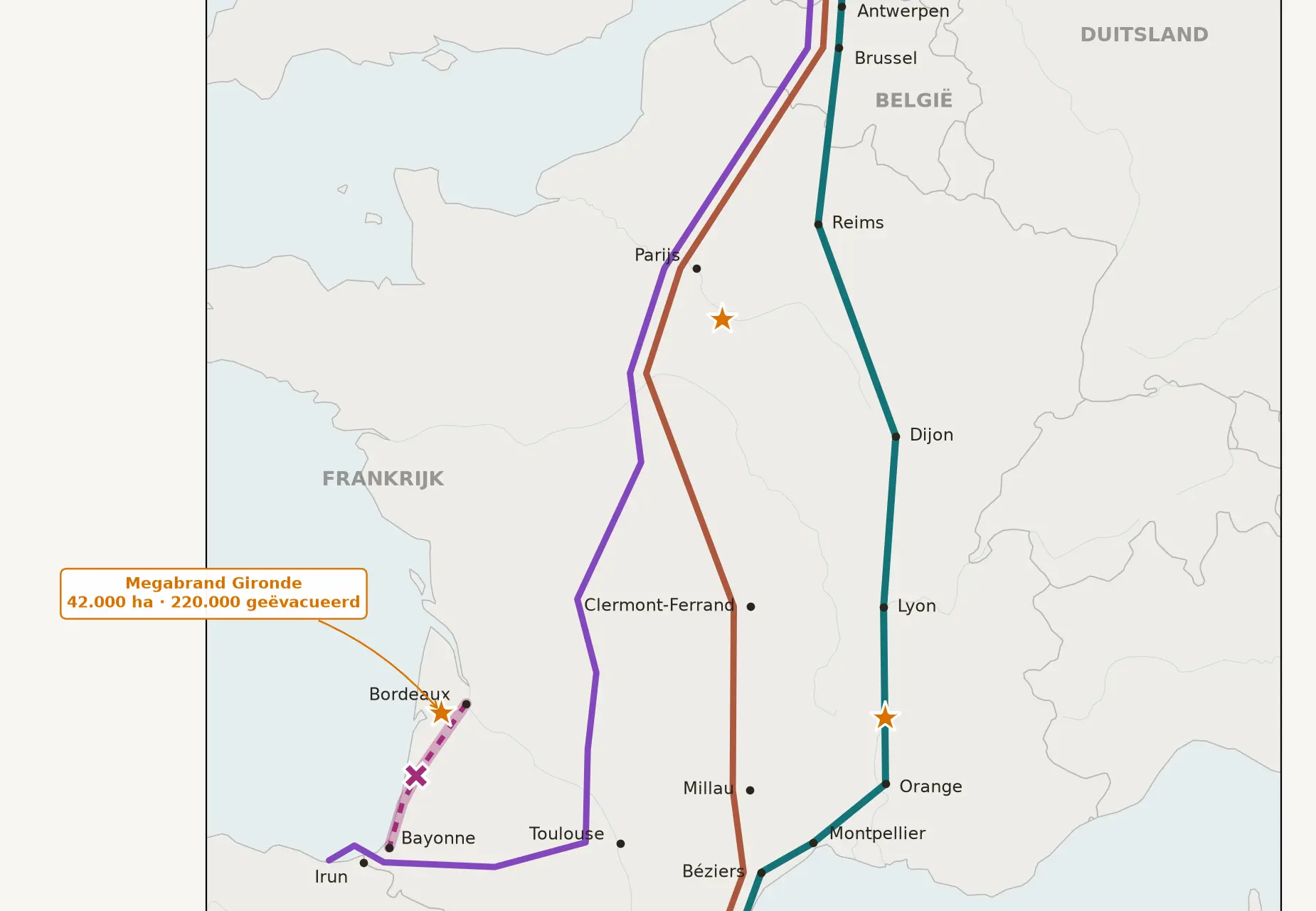 routes-frankrijk-spanje