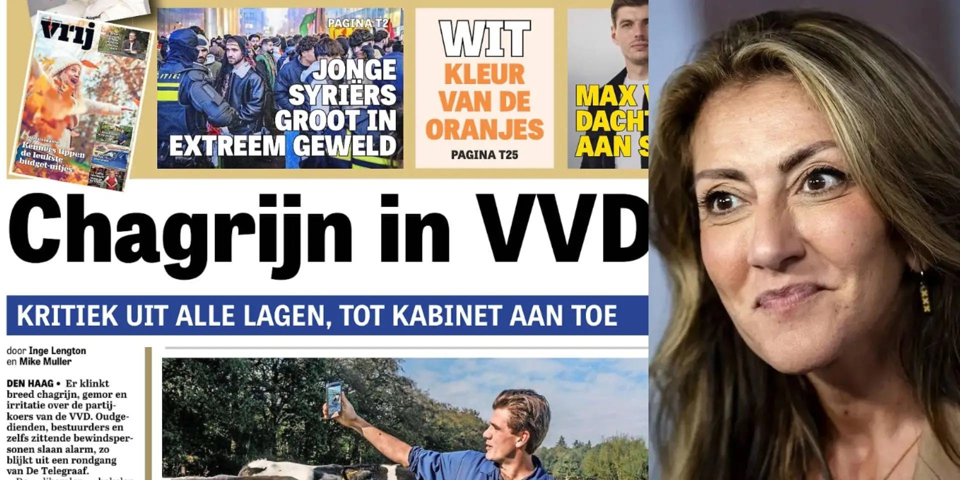 Yesilgöz wil  weer lijsttrekker worden, maar De Telegraaf wil dat helemaal niet