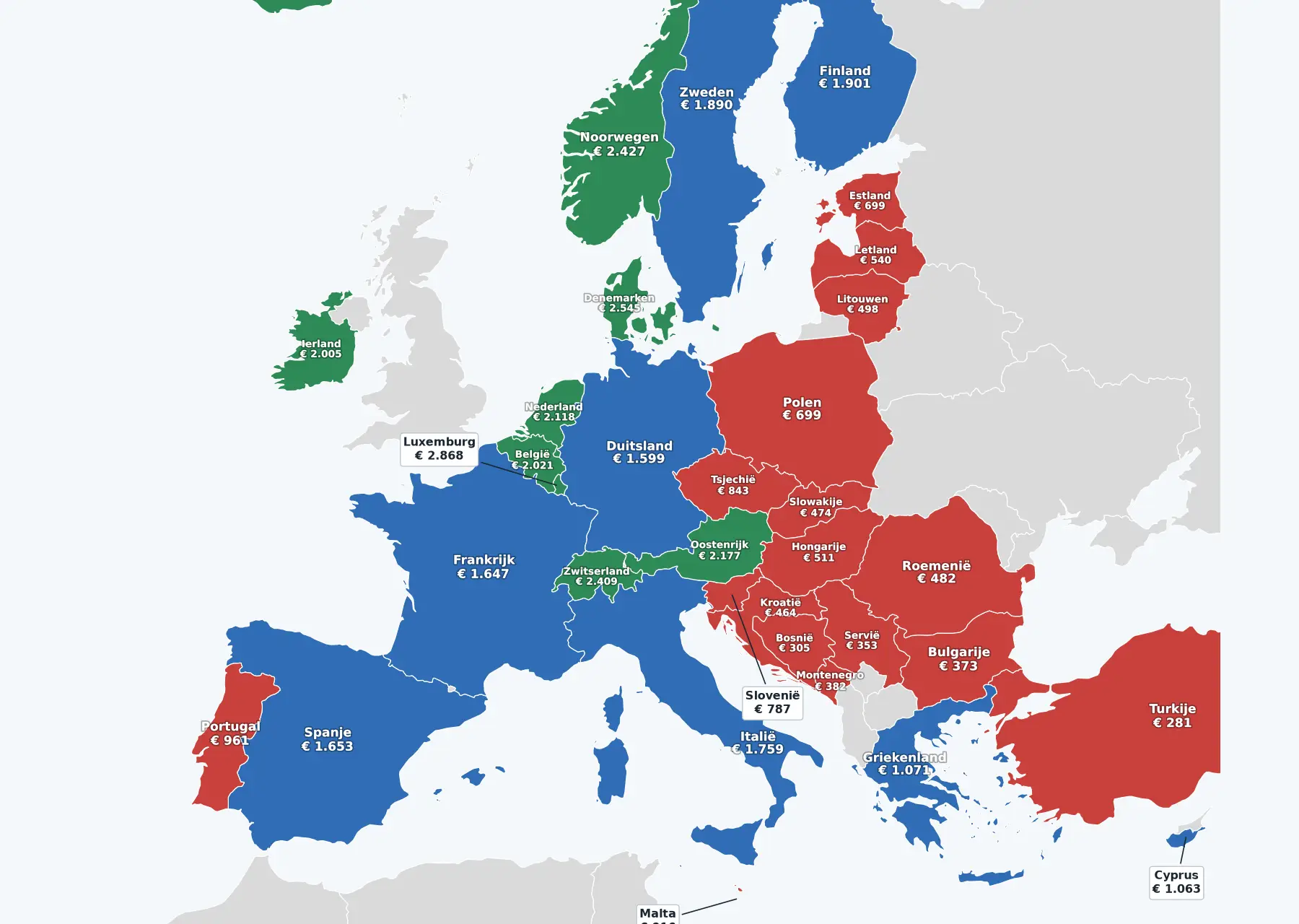 pensioenen-europa-kaart