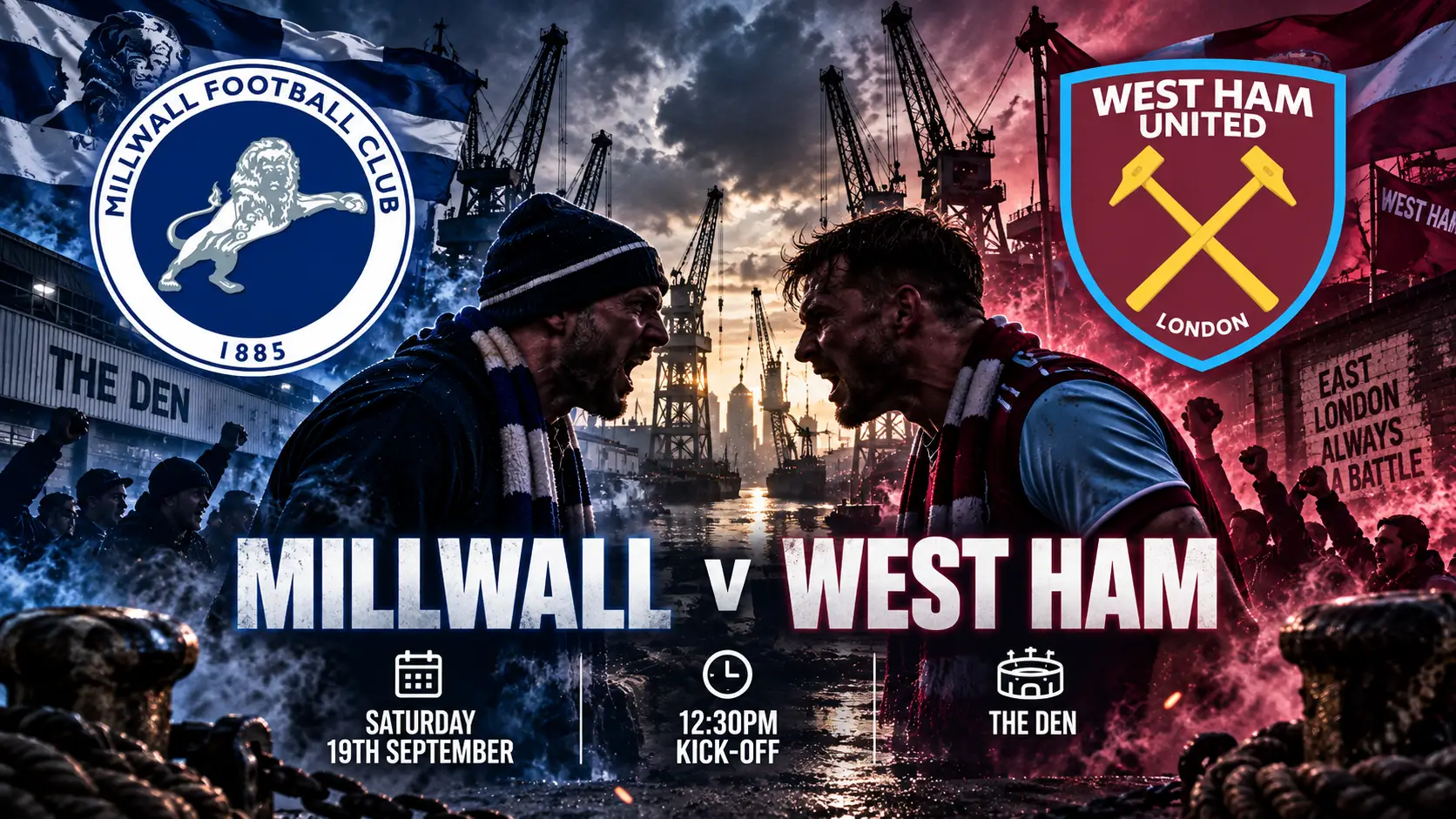 Millwall Rivals Manager's pre-match Millwall v. West Ham verdict hands initiative to ...