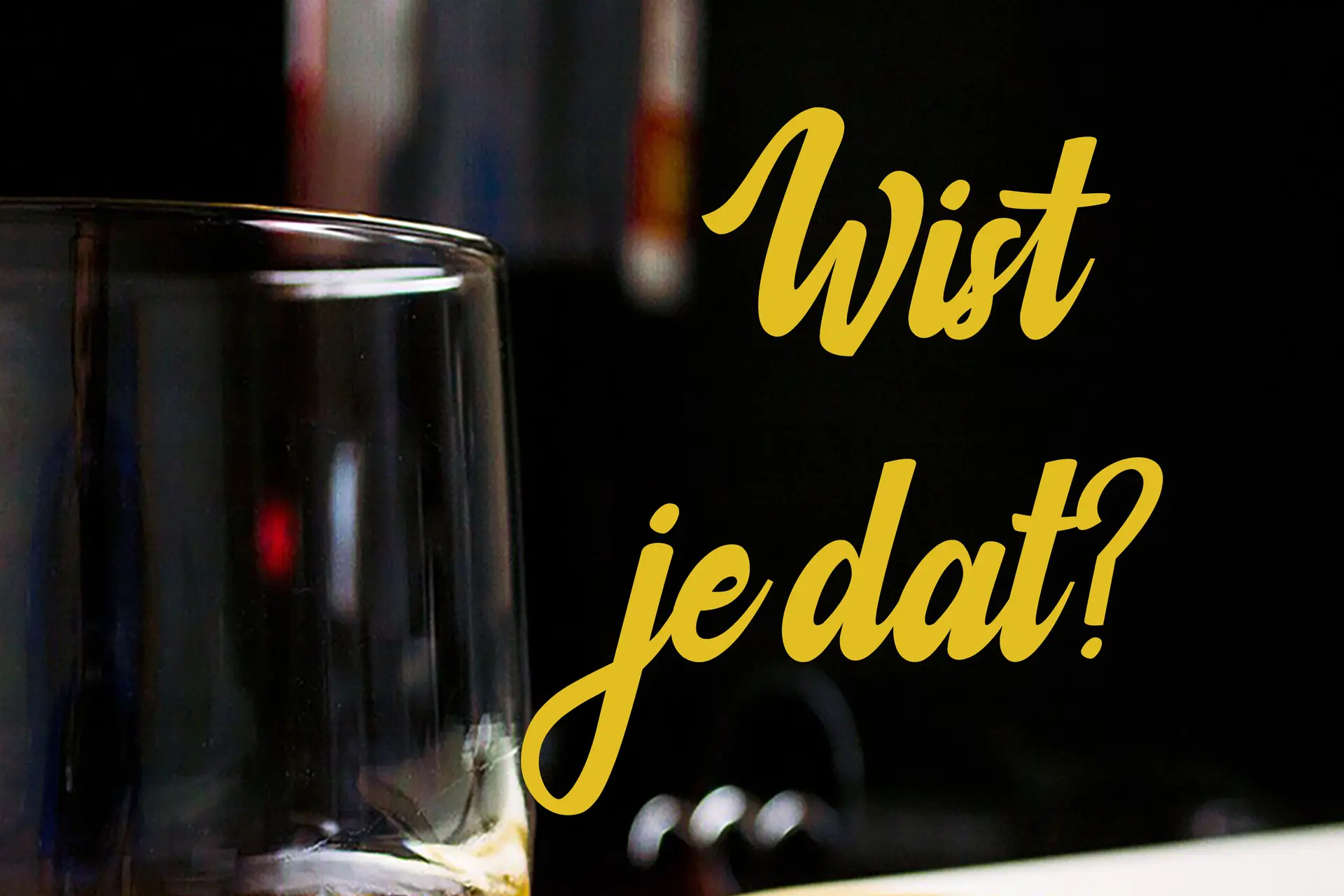 Wist je dat de kleinste whiskyopslag ter wereld slechts drie vaten whisky bevat?