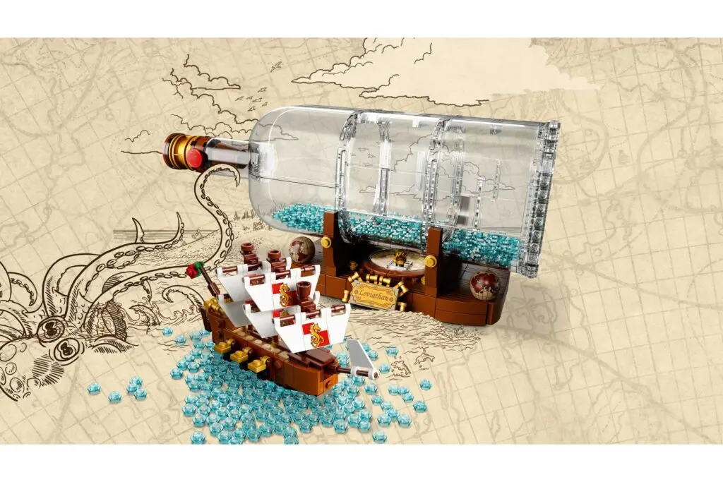 Bestaat er whisky LEGO? Dus bouwsteentjes van whiskyflessen?