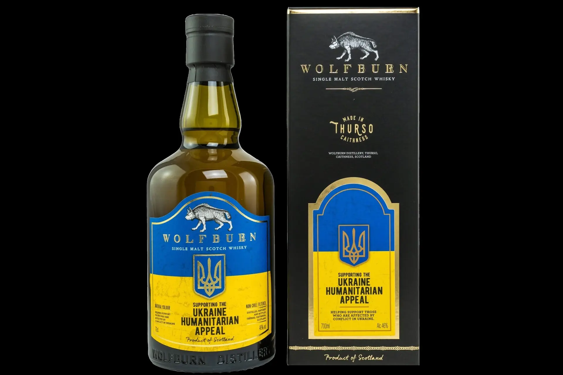 Wolfburn Ukraine Humanitarian fles nagenoeg uitverkocht