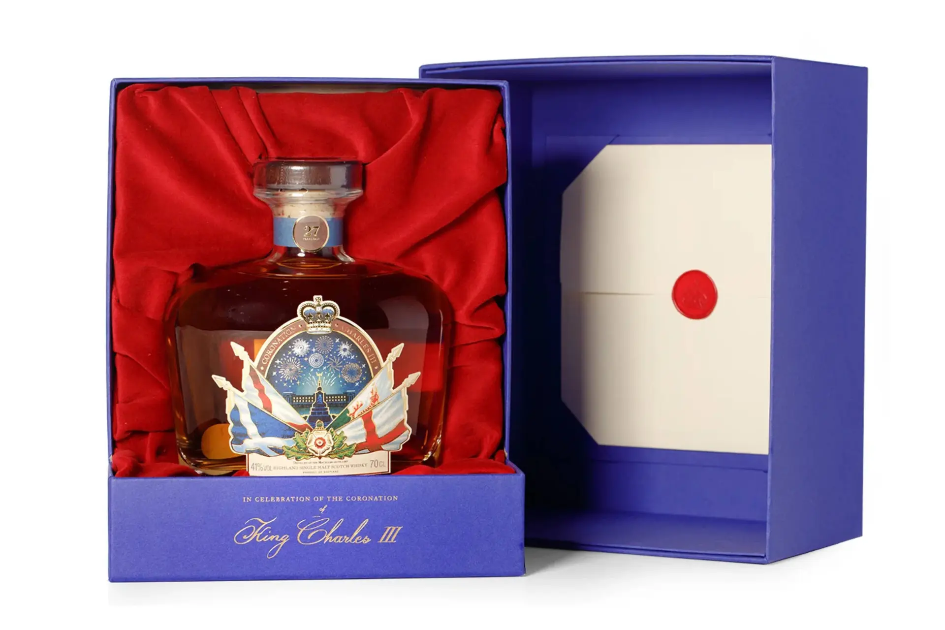 Dit is de The Macallan 27 Year Old Coronation Reserve whisky