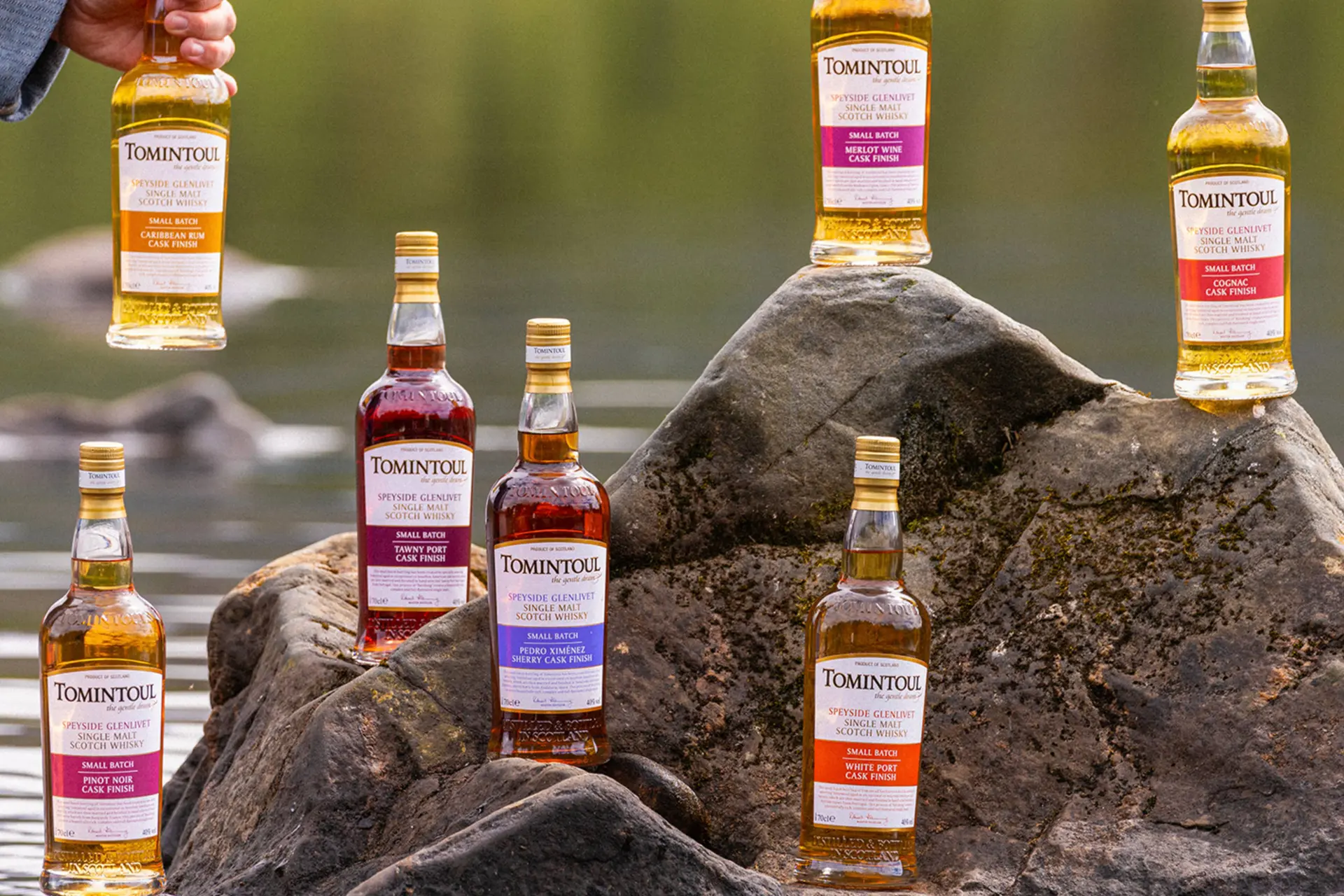 Tomintoul onthult zeven nieuwe whisky’s met elk een eigen finish