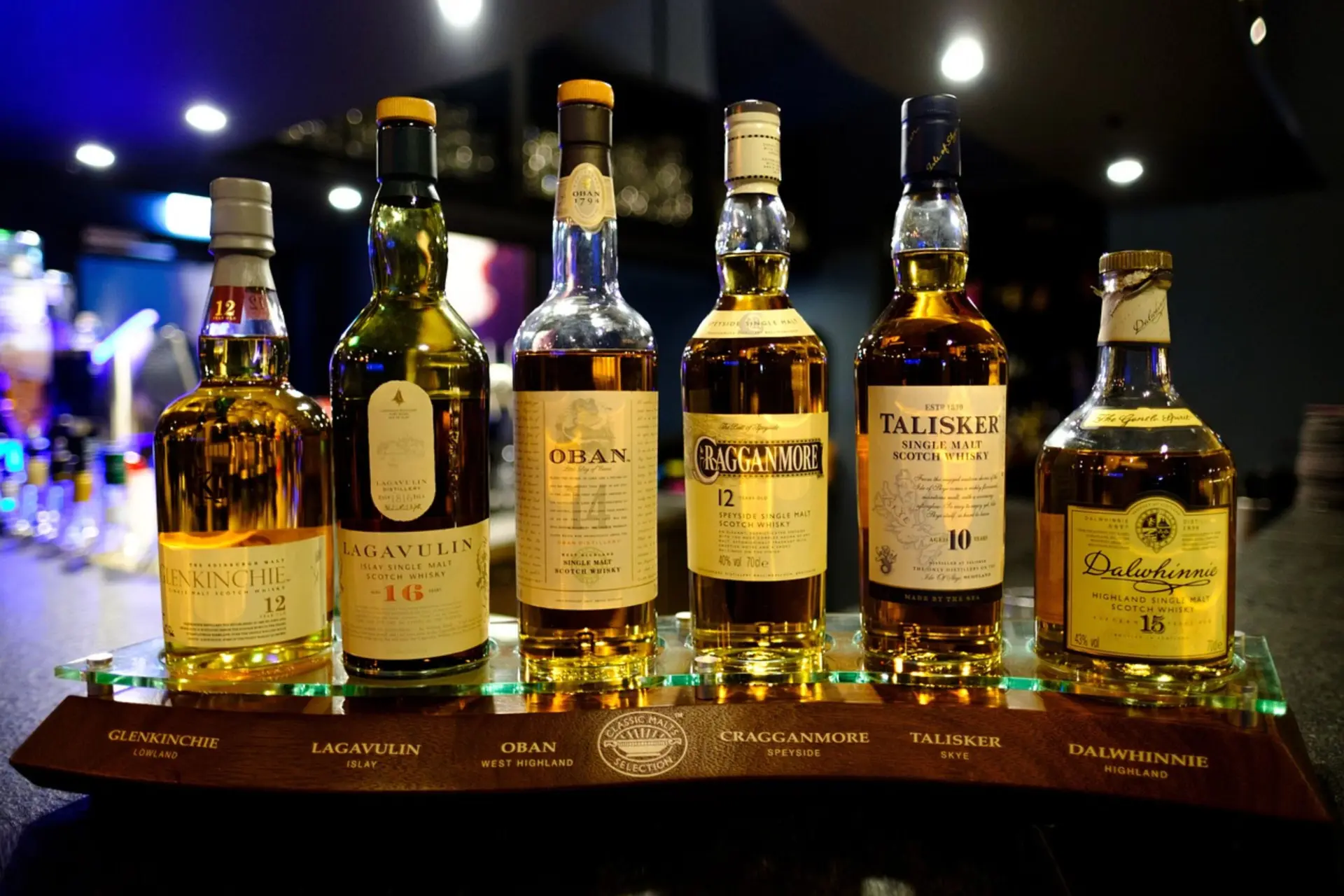 oban cragganmore dalwhinnie talisker lagavulin