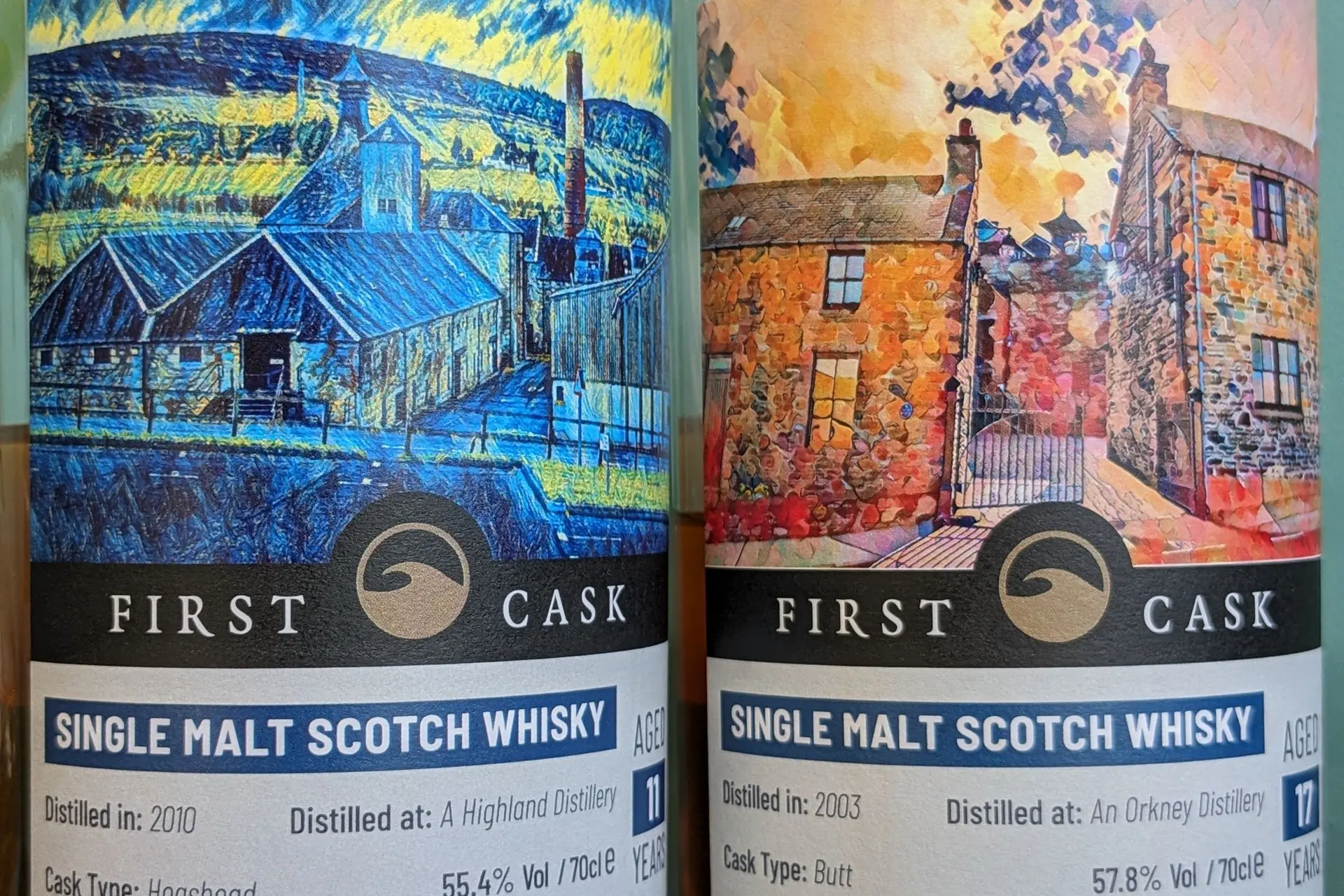Wist je dat Whisky Import Nederland whiskyflessen in de stijl van Van Gogh uitbrengt?