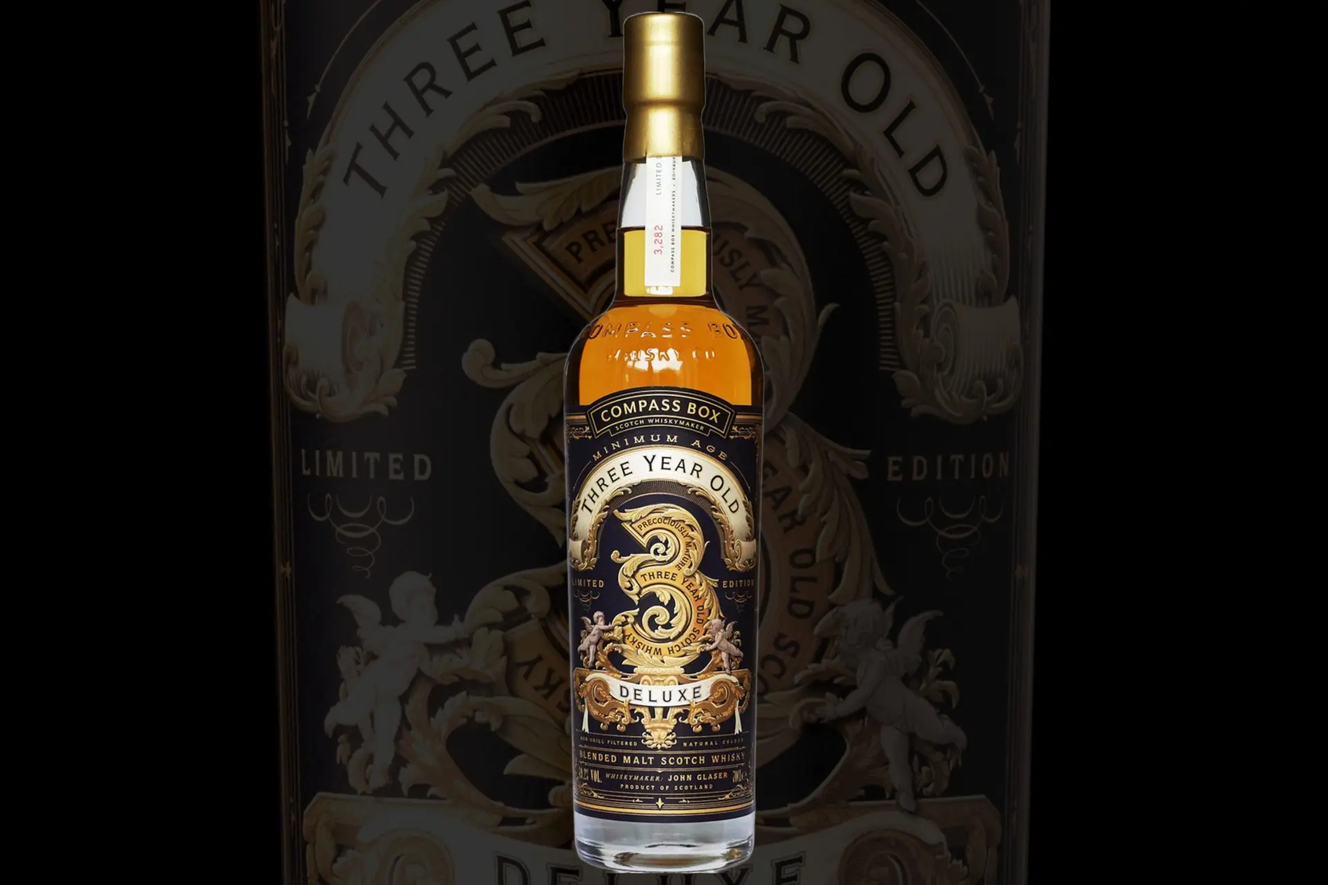 Wist je dat er een heel verhaal schuil gaat achter Compass Box 3 year old deluxe?