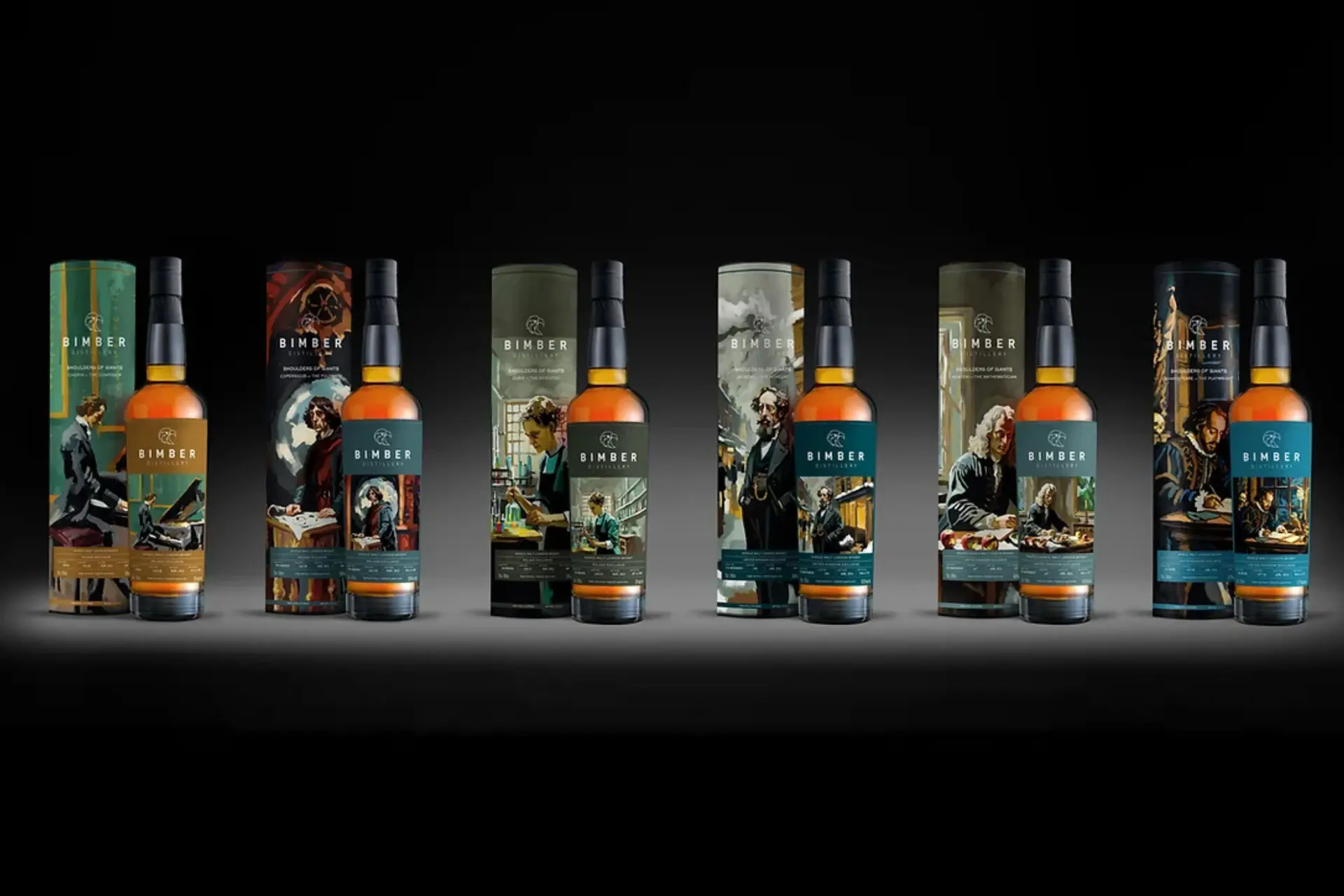 Nieuwe reeks single malts richt zich op grootheden uit de geschiedenis