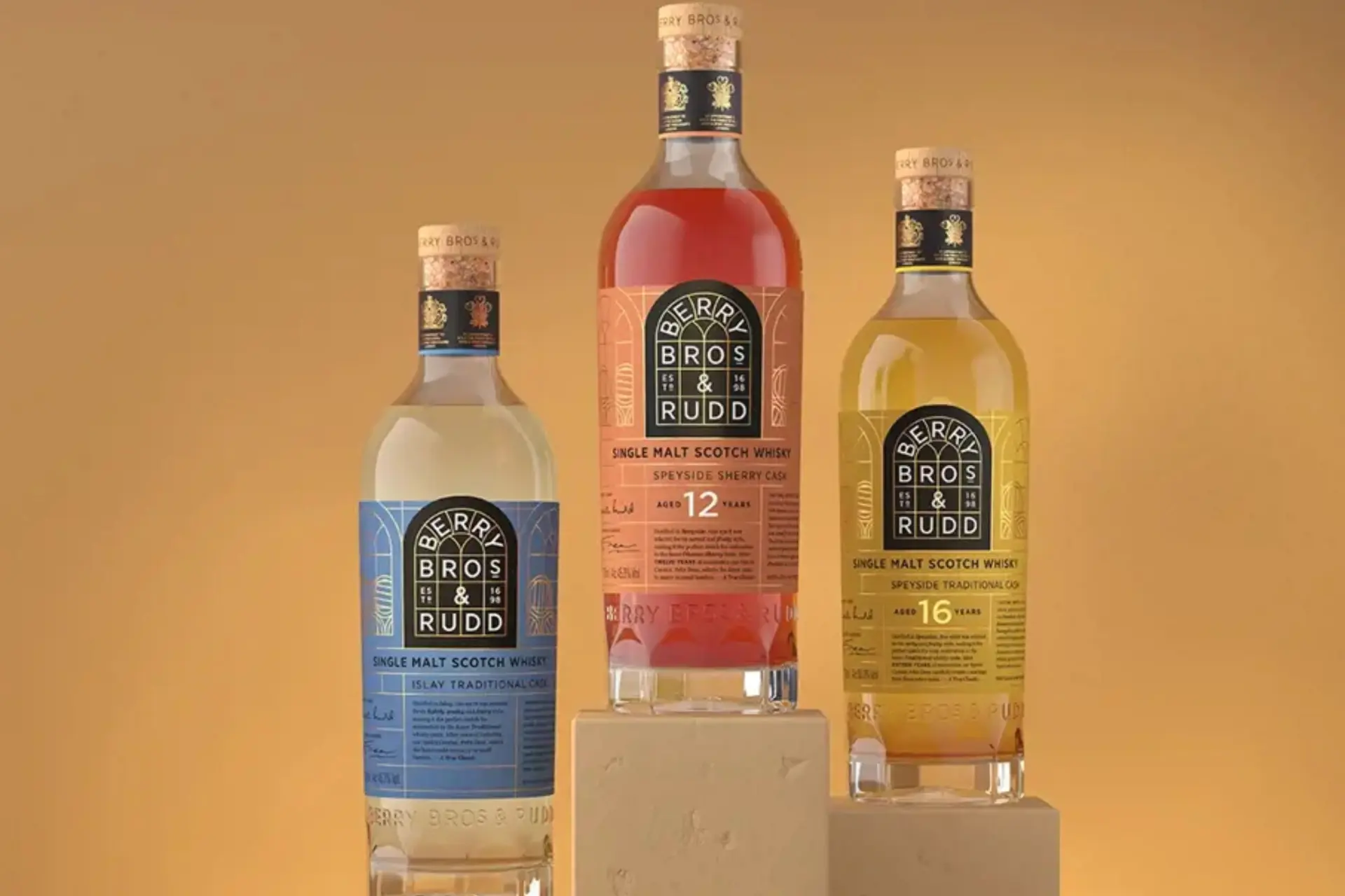Twee nieuwe whisky's en een opfrisbeurt voor de Berry Bros & Rudd Classic single malt whisky's