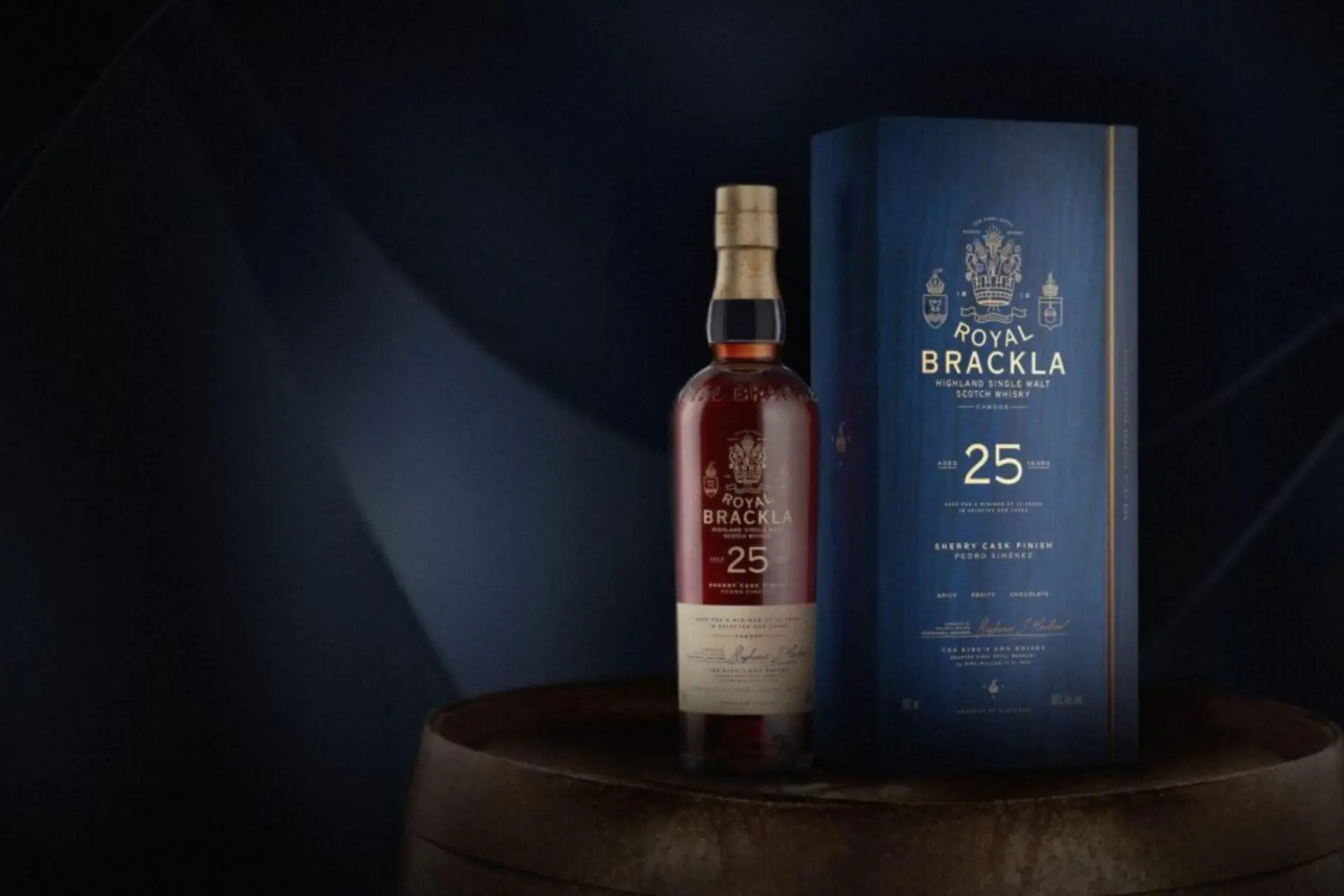 Royal Brackla breidt de Sherry-finished Core Range uit met een 25 jaar oude whisky