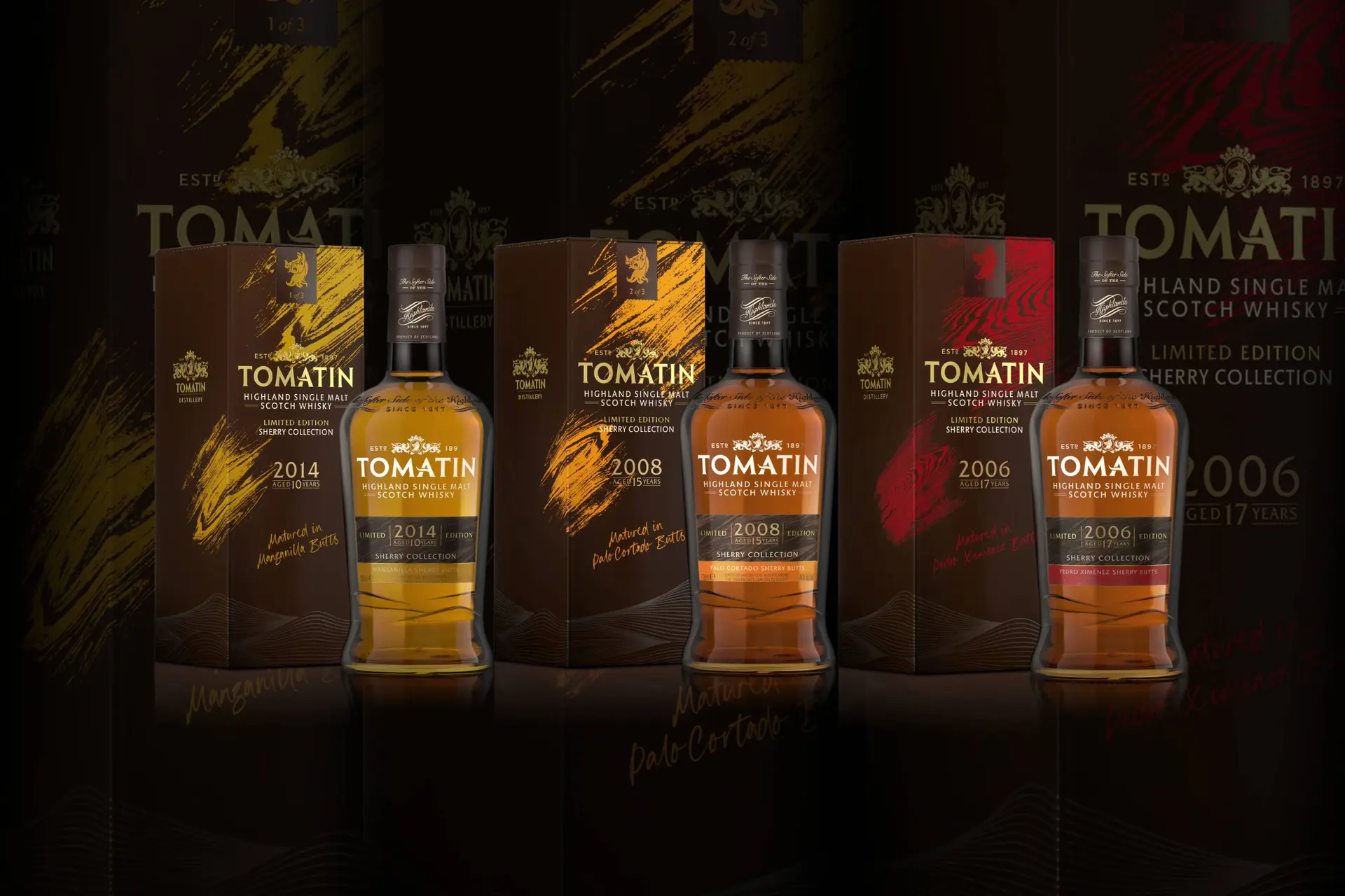 Tomatin onthult drieluik van nieuwe limited edition whisky's
